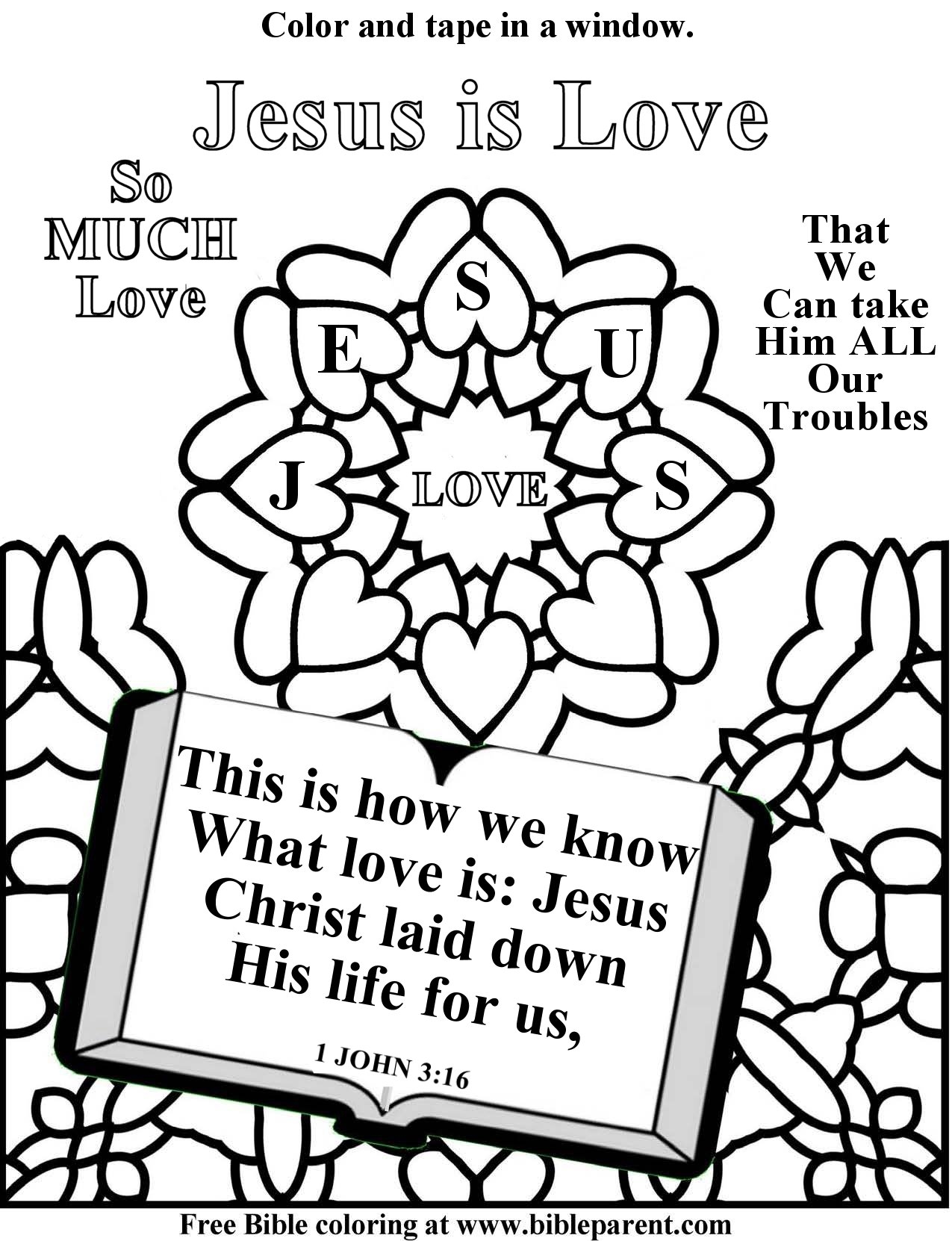 Free Bible Coloring Pages About Salvation 
