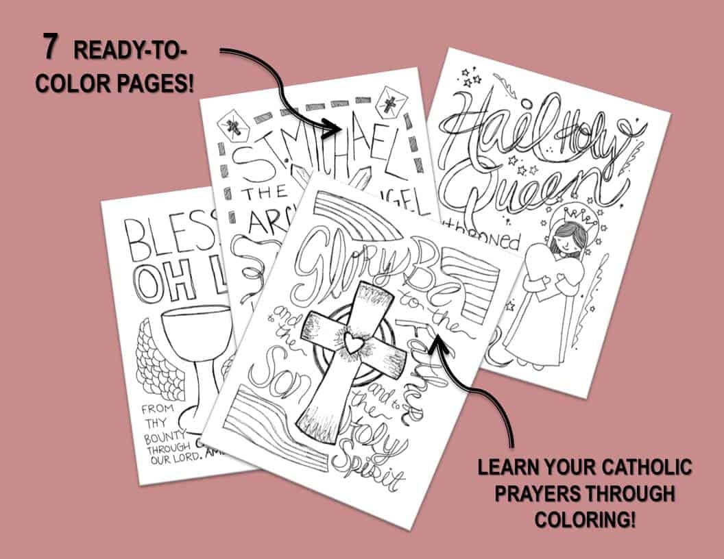 Free Catholic Coloring Pages Catholic Mom Vibes