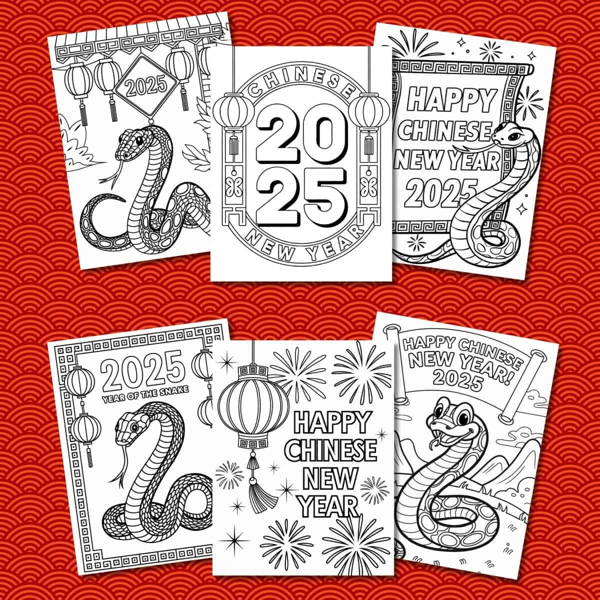 Free Chinese New Year Coloring Pages For 2025 Create Craft Print