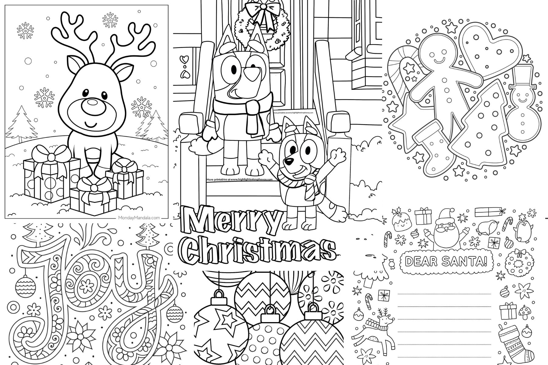 Free Christmas Colouring Pages Free Christmas Colouring Pages