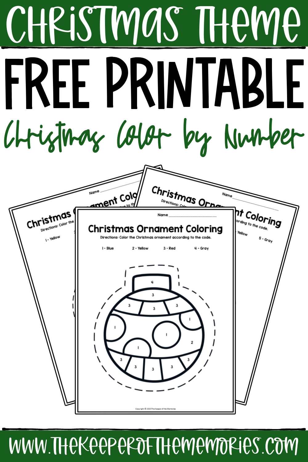 Free Christmas Ornaments Printable The Keeper Of The Memories Free Christmas Ornaments Printable The Keeper Of The Memories