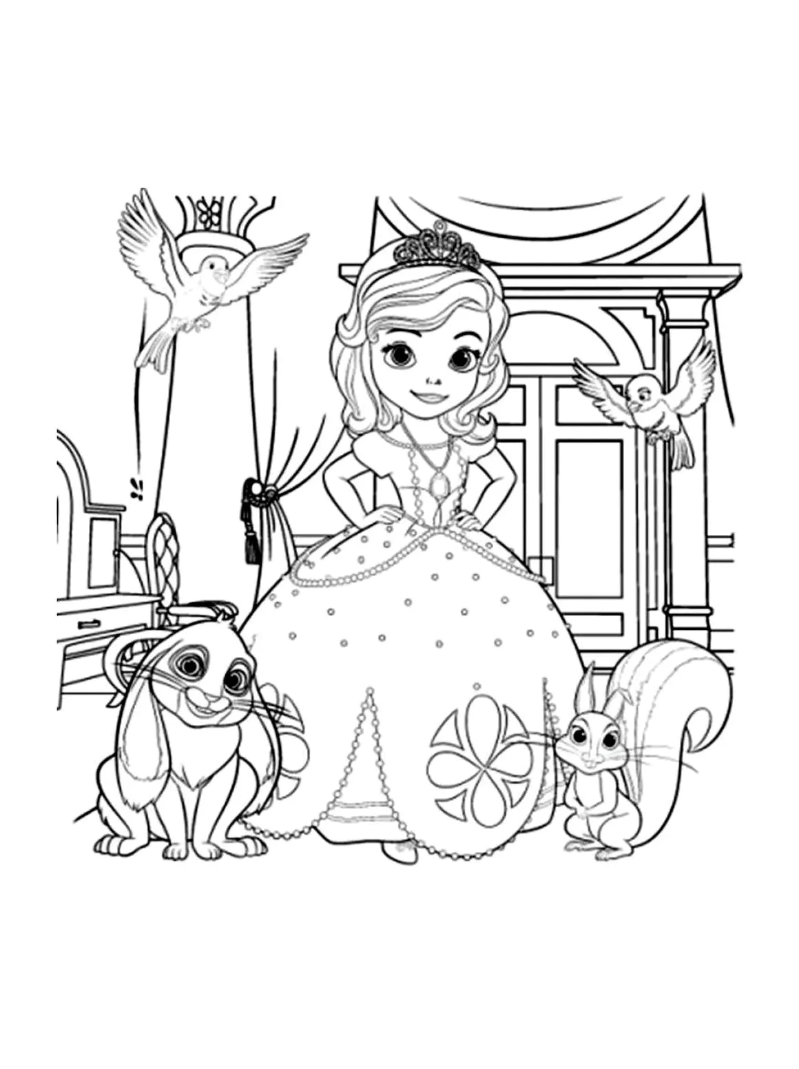 Sofia The First Printable Coloring Pages Sofia The First Printable Coloring Pages