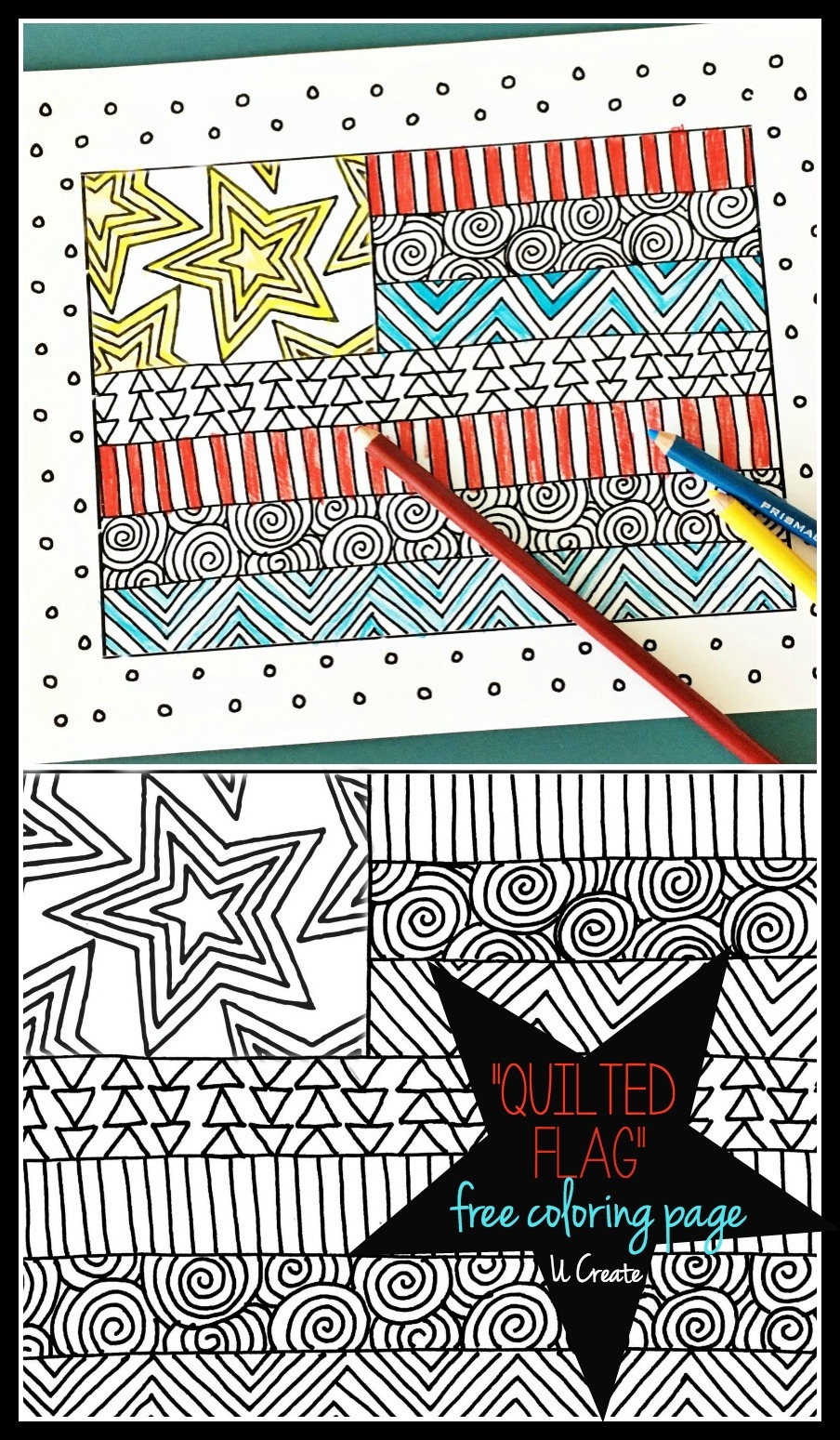 Free Flag Coloring Pages