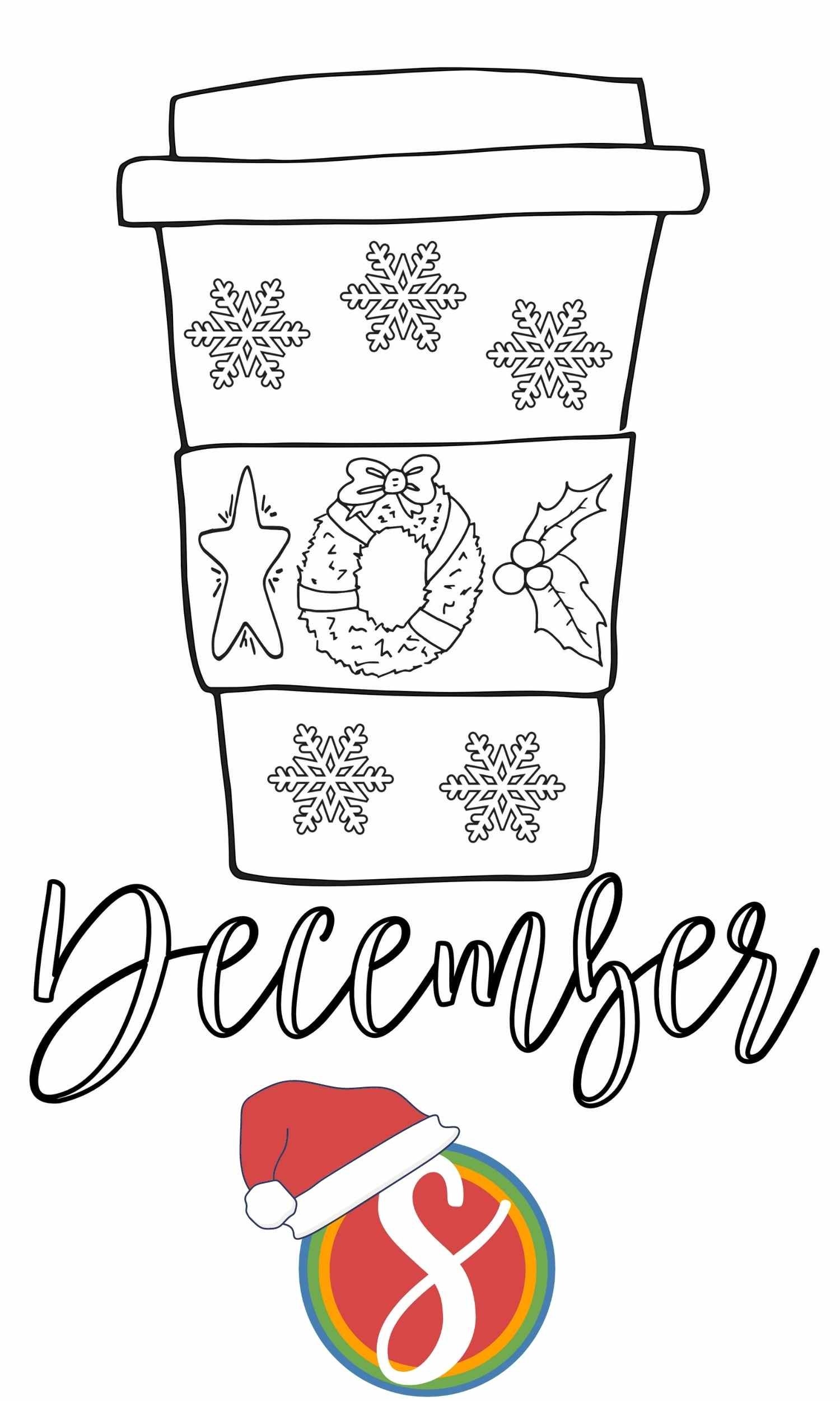 December Coloring Pages Free