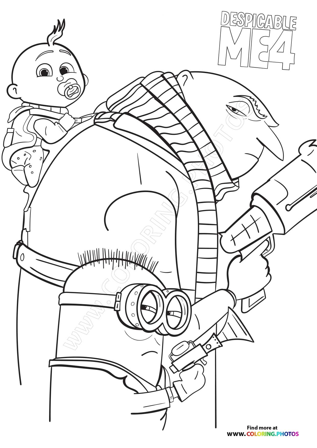 Free Despicable Me 4 Coloring Pages Download U0026 Print Coloring Free Despicable Me 4 Coloring Pages Download U0026 Print Coloring