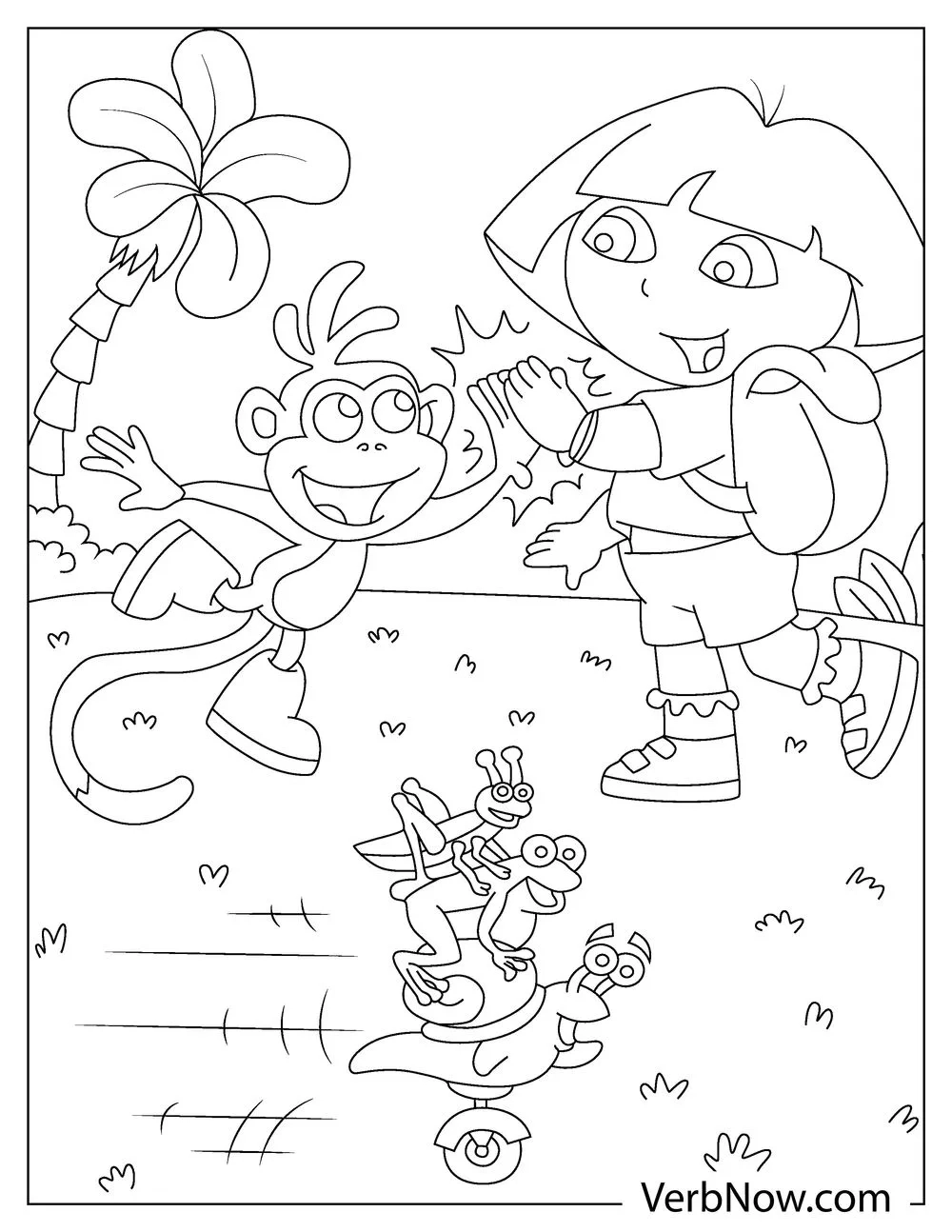 Free DORA Coloring Pages For Download Printable PDF Free DORA Coloring Pages For Download Printable PDF