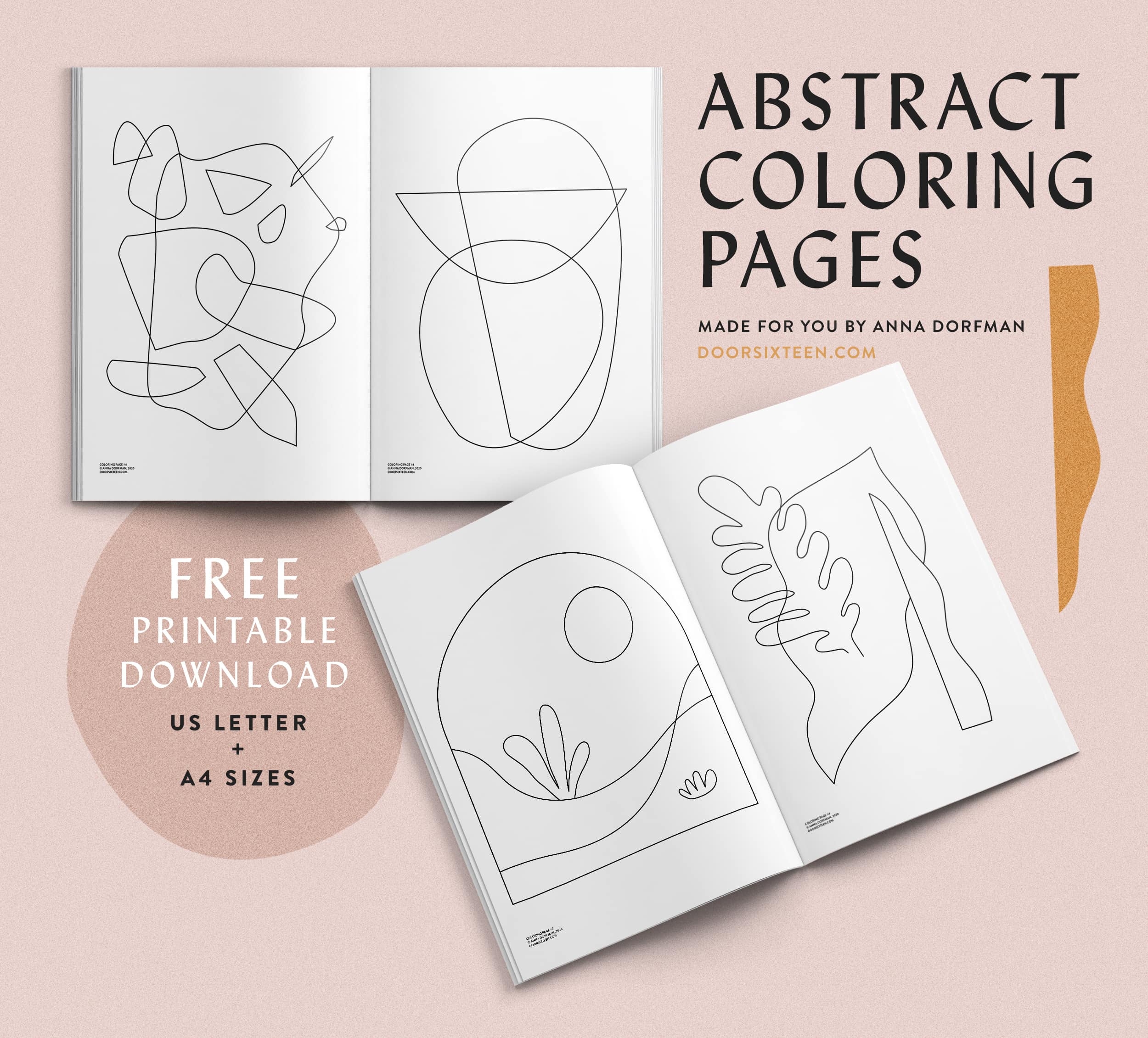 Free Abstract Coloring Pages