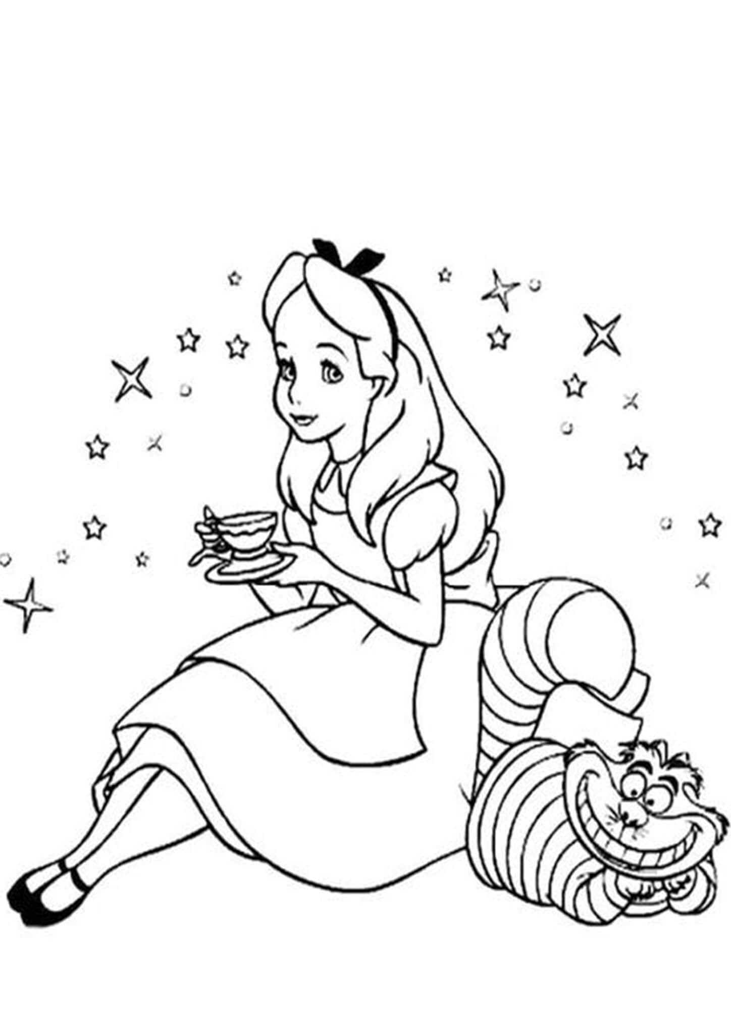 Printable Trippy Alice In Wonderland Coloring Pages Printable Trippy Alice In Wonderland Coloring Pages