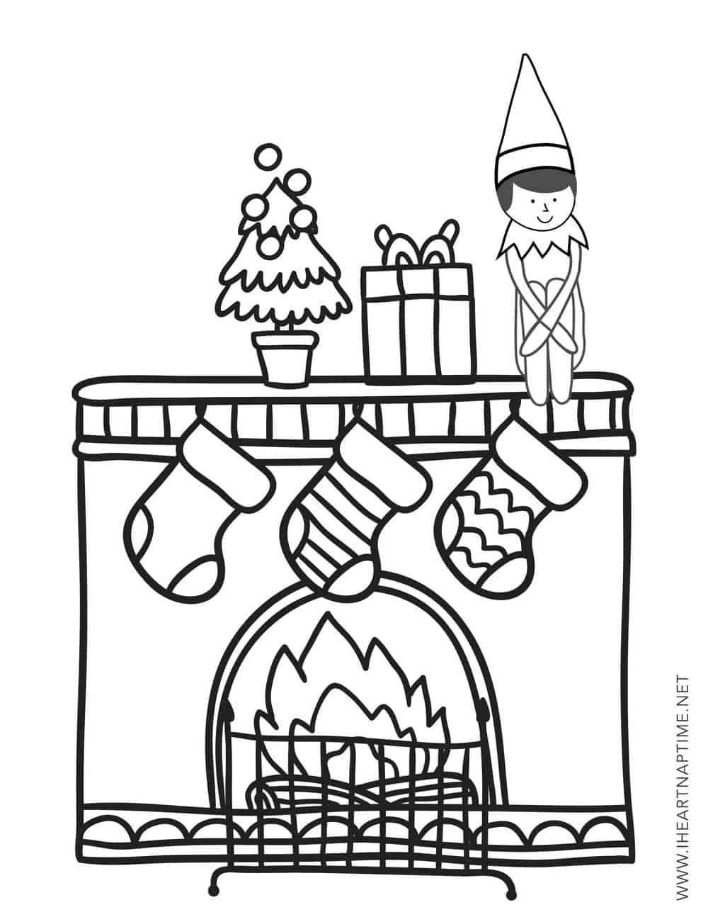 FREE Elf On The Shelf Coloring Pages The Inspiration Board FREE Elf On The Shelf Coloring Pages The Inspiration Board