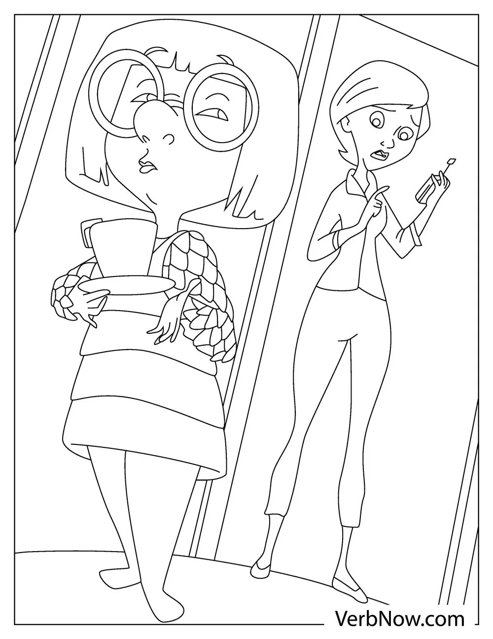 Free INCREDIBLES Coloring Pages For Download Printable PDF 