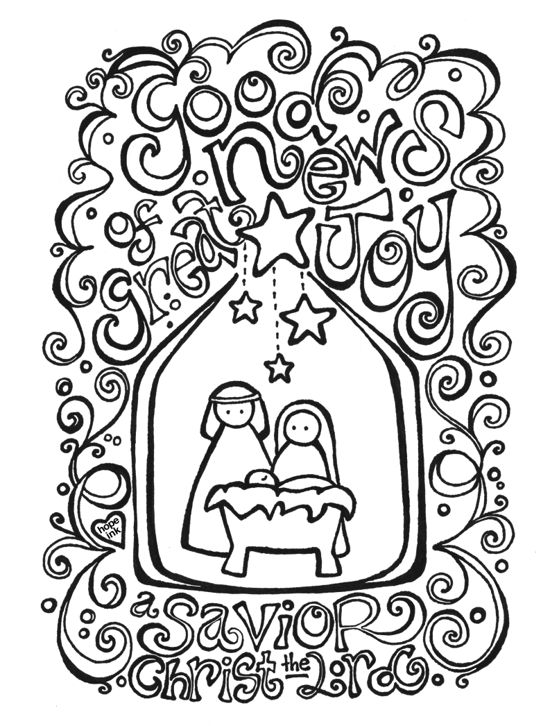 Free Nativity Coloring Page Coloring Activity Placemat Fab N Free Free Nativity Coloring Page Coloring Activity Placemat Fab N Free