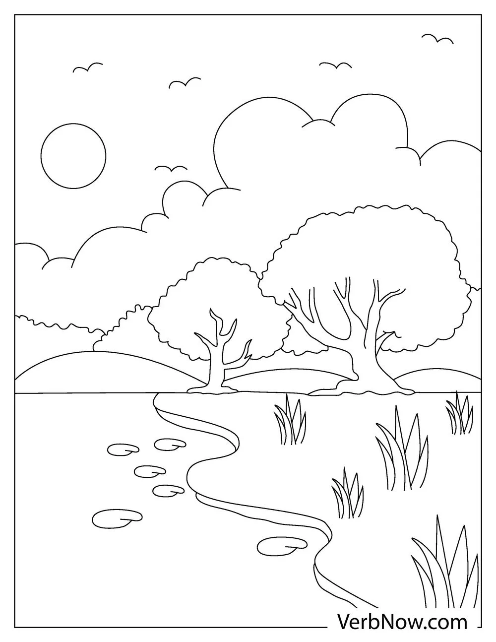 Free NATURE Coloring Pages For Download Printable PDF 