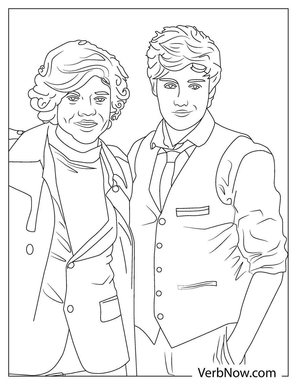 Free ONE DIRECTION Coloring Pages For Download Printable PDF 
