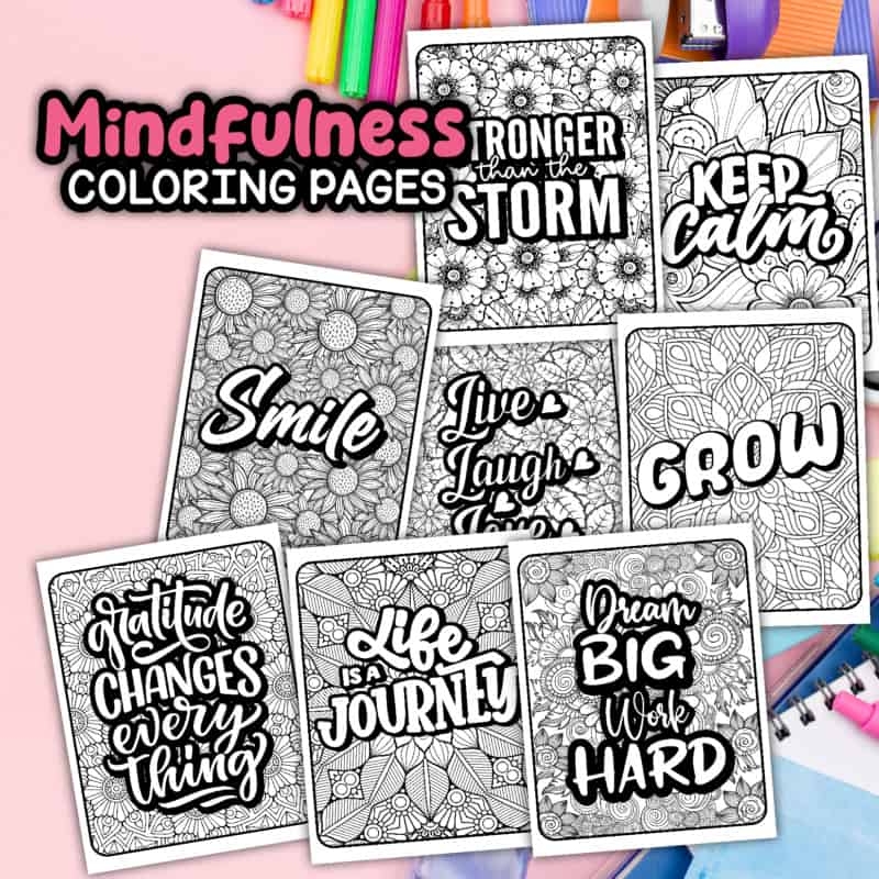 Free PDF Mindfulness Coloring Pages Free PDF Mindfulness Coloring Pages