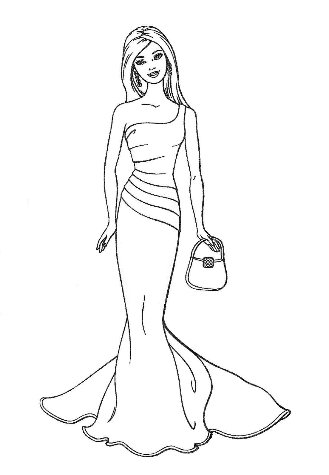 Fashion Coloring Pages Free