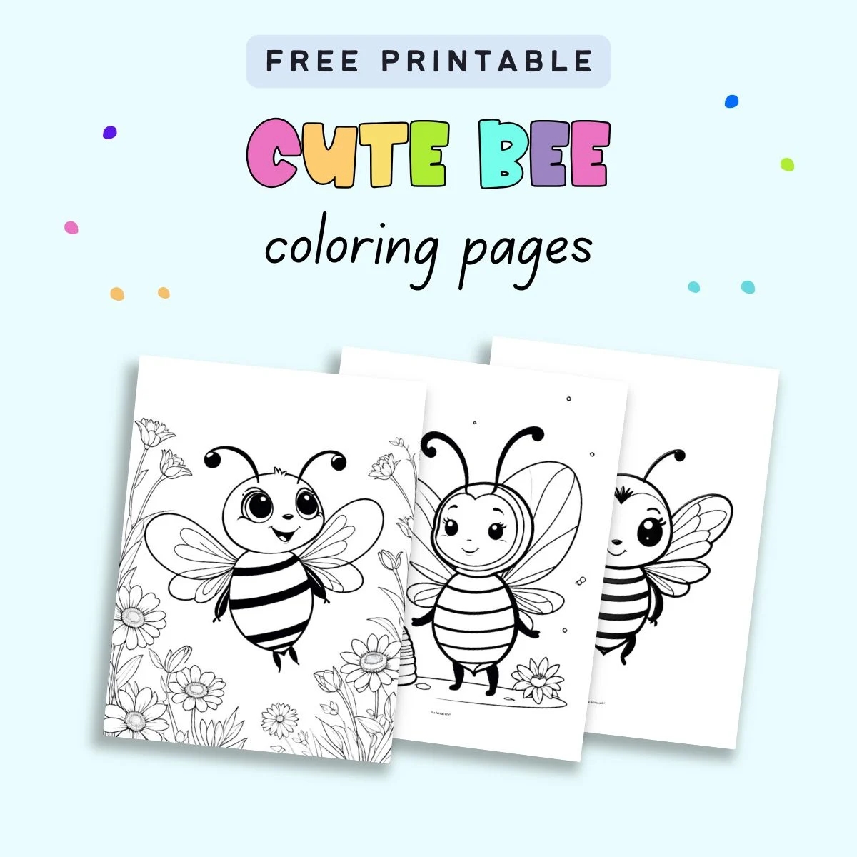 Free Printable Bee Coloring Pages For Kids The Artisan Life Free Printable Bee Coloring Pages For Kids The Artisan Life