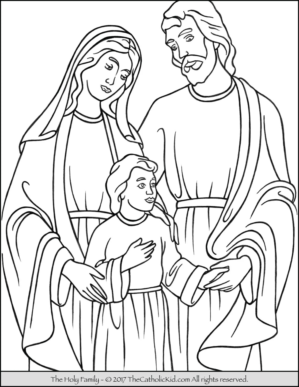 Free Family Coloring Pages