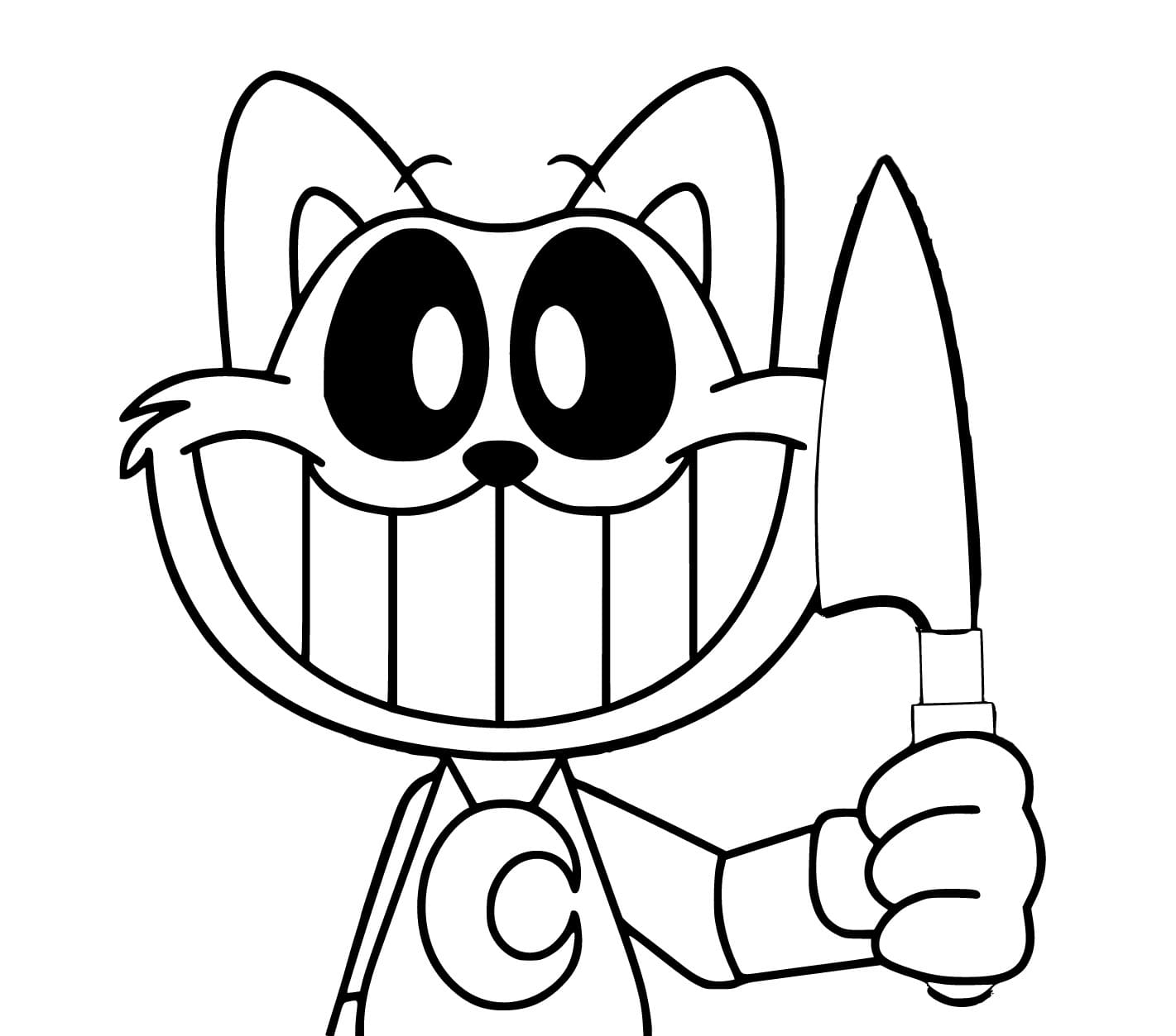Free Printable Catnap Coloring Page Download Print Or Color Online For Free Free Printable Catnap Coloring Page Download Print Or Color Online For Free