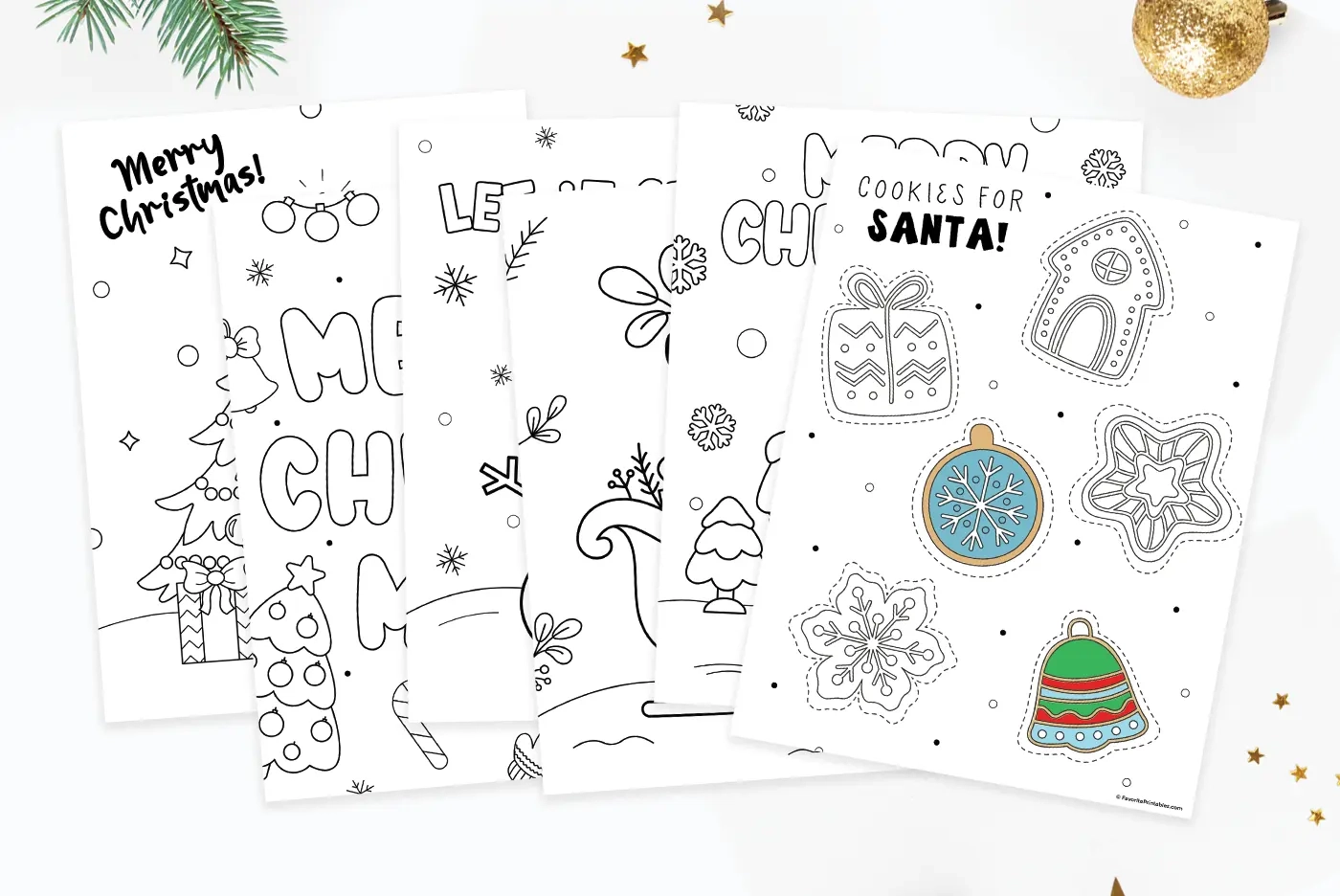 Free Printable Christmas Coloring Pages Favorite Printables