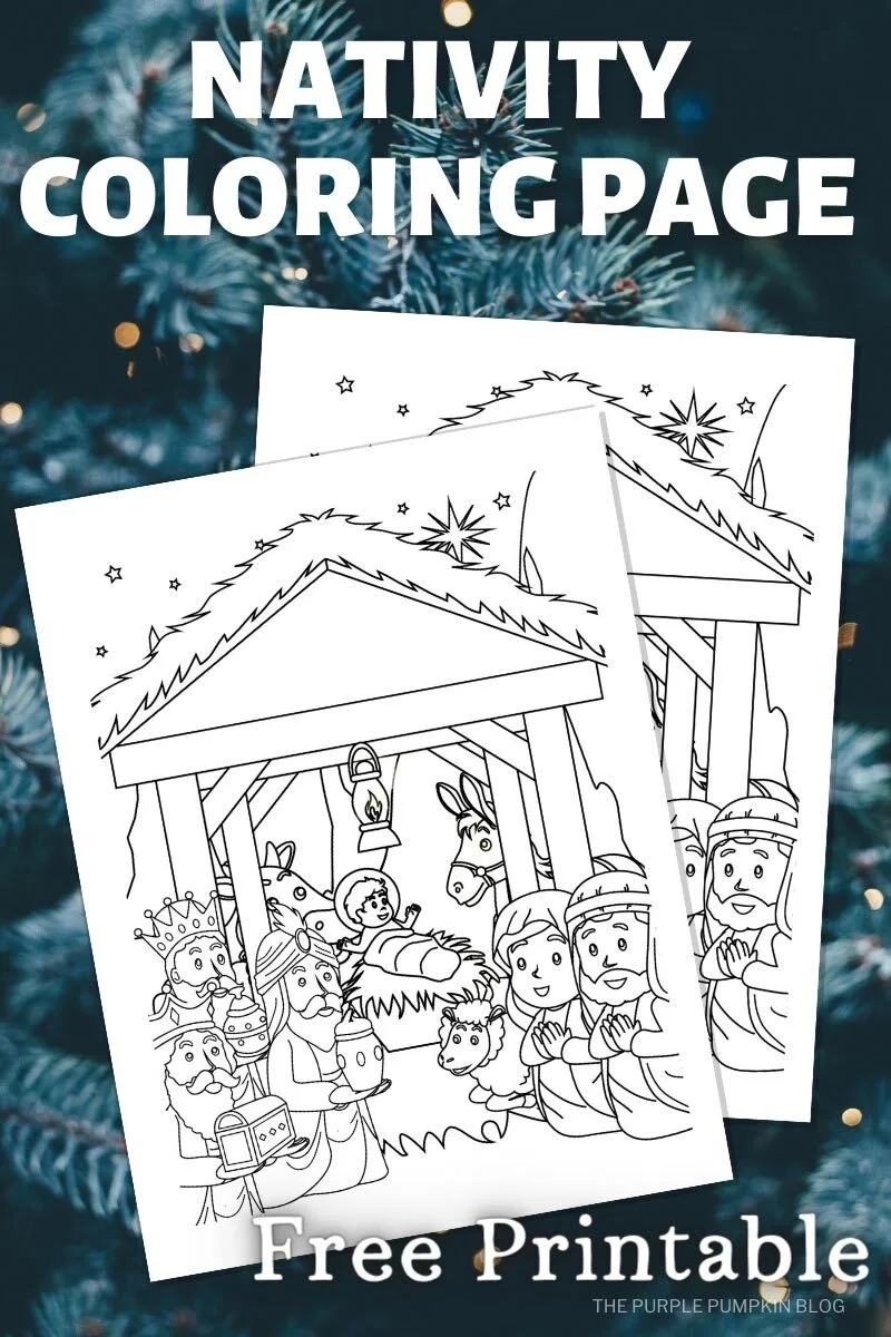 Free Printable Christmas Nativity Coloring Page For Kids Free Printable Christmas Nativity Coloring Page For Kids