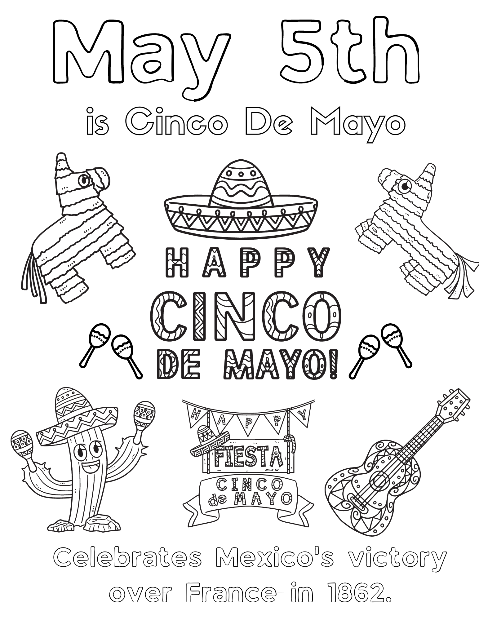 Free Printable May Coloring Pages Free Printable May Coloring Pages