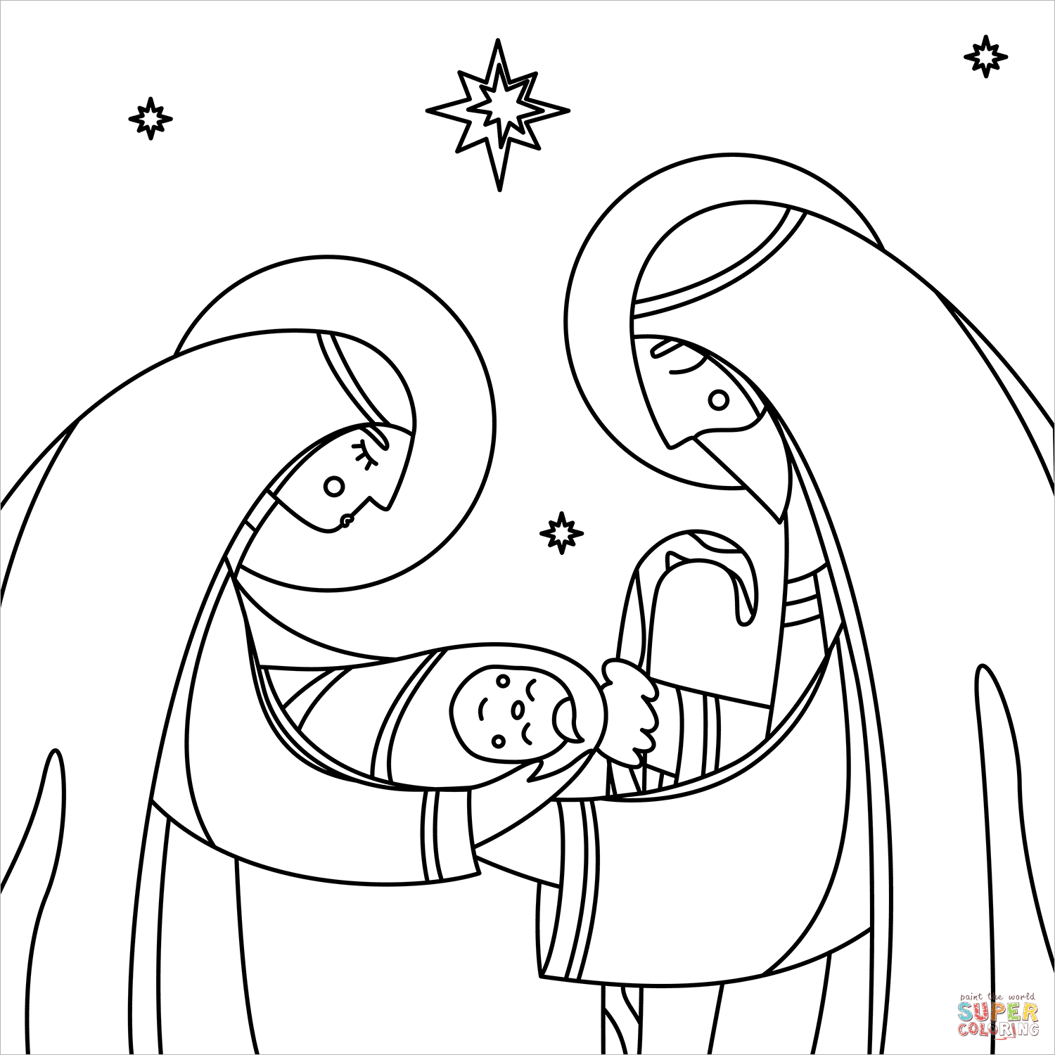 Christian Christmas Coloring Pages Free Printables Christian Christmas Coloring Pages Free Printables