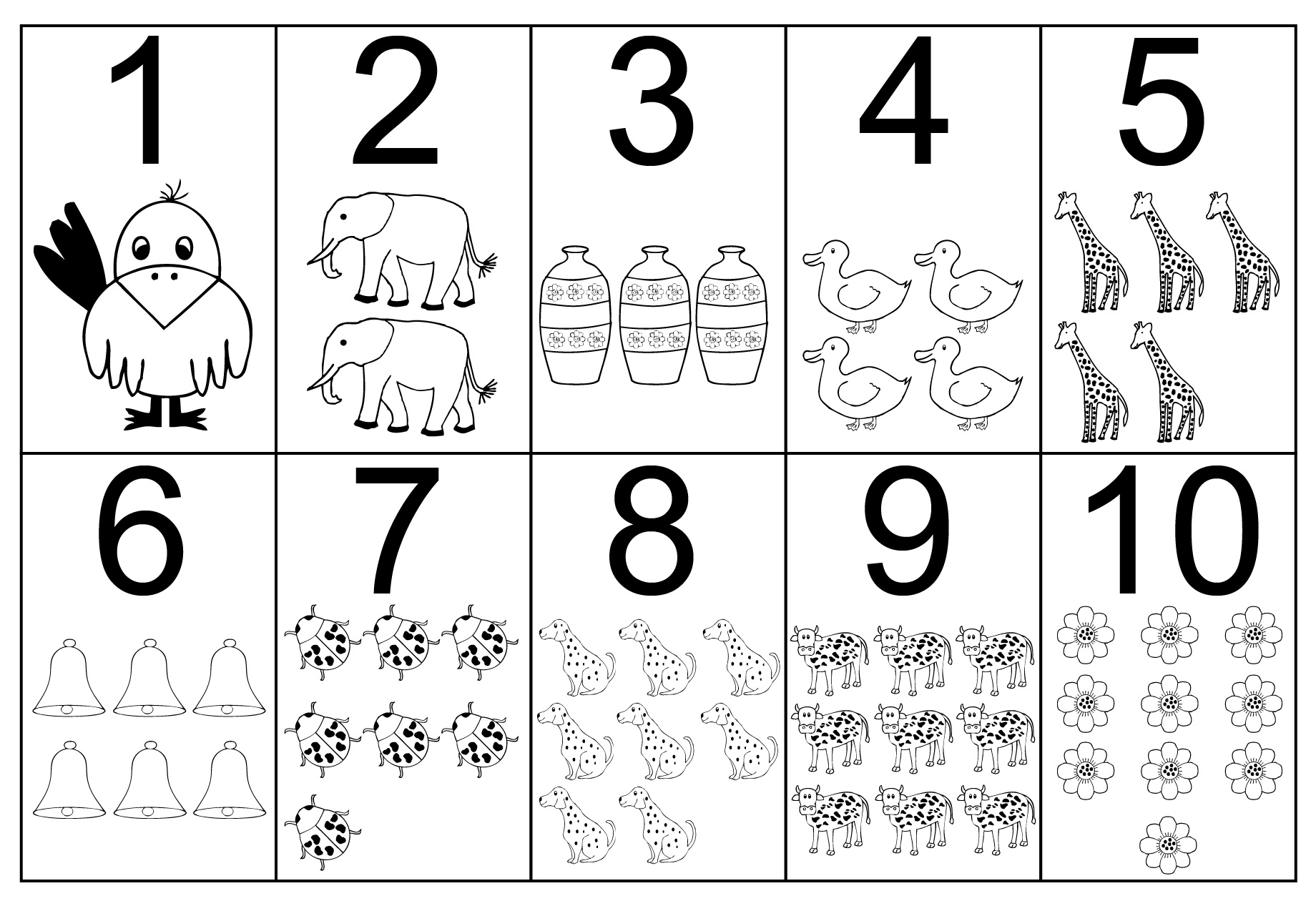 Free Coloring Number Pages Free Coloring Number Pages