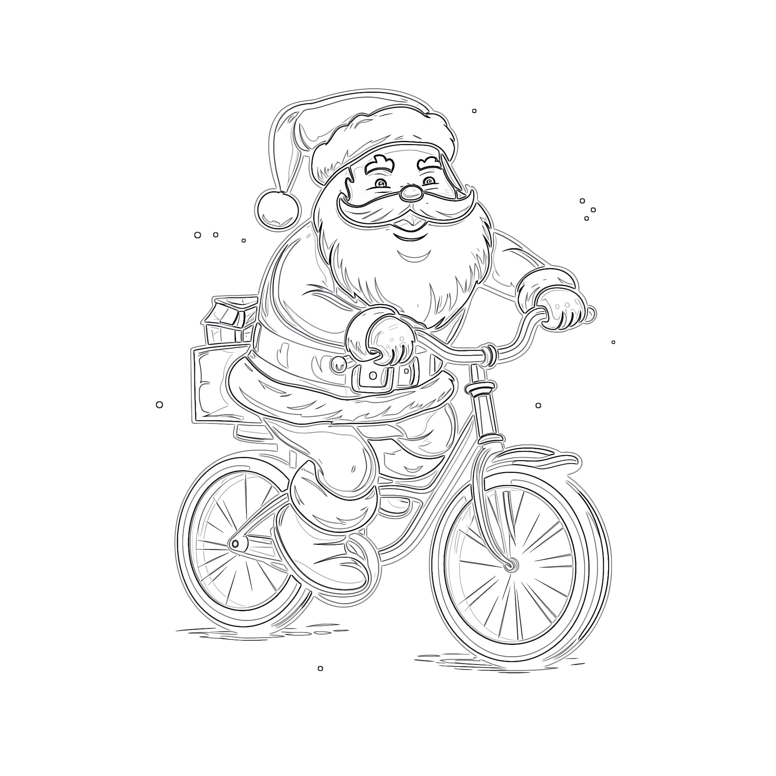 Free Printable Santa Claus Coloring Page