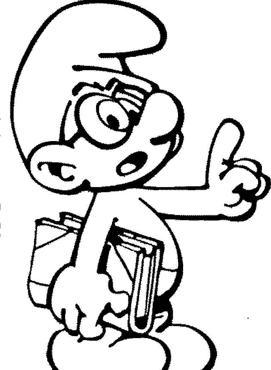 Free Printable Smurf Coloring Pages For Kids