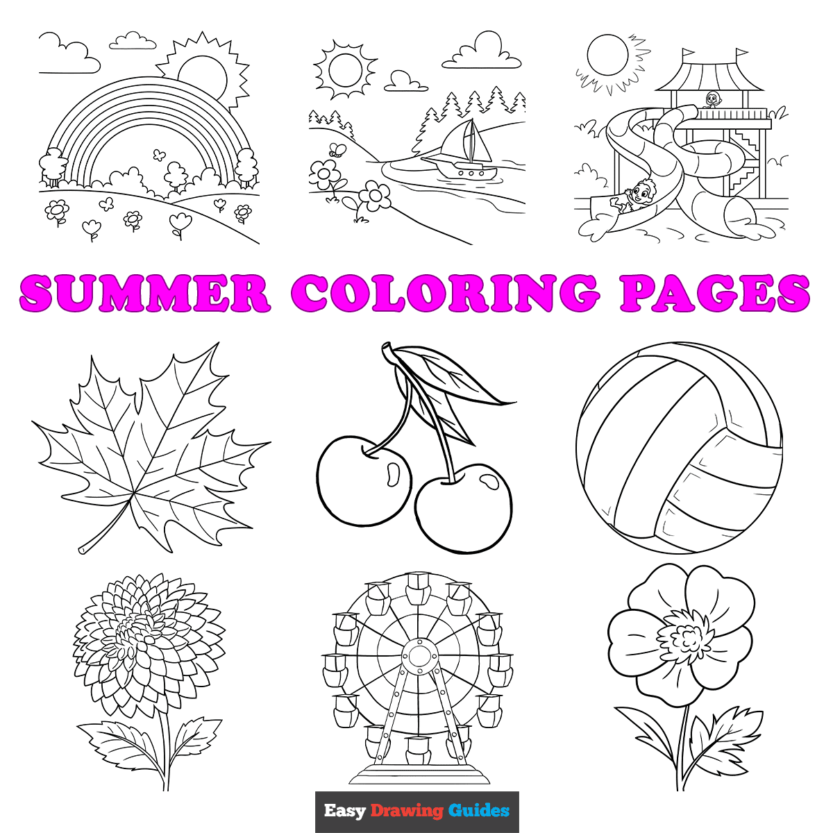 Summer Coloring Pages For Free