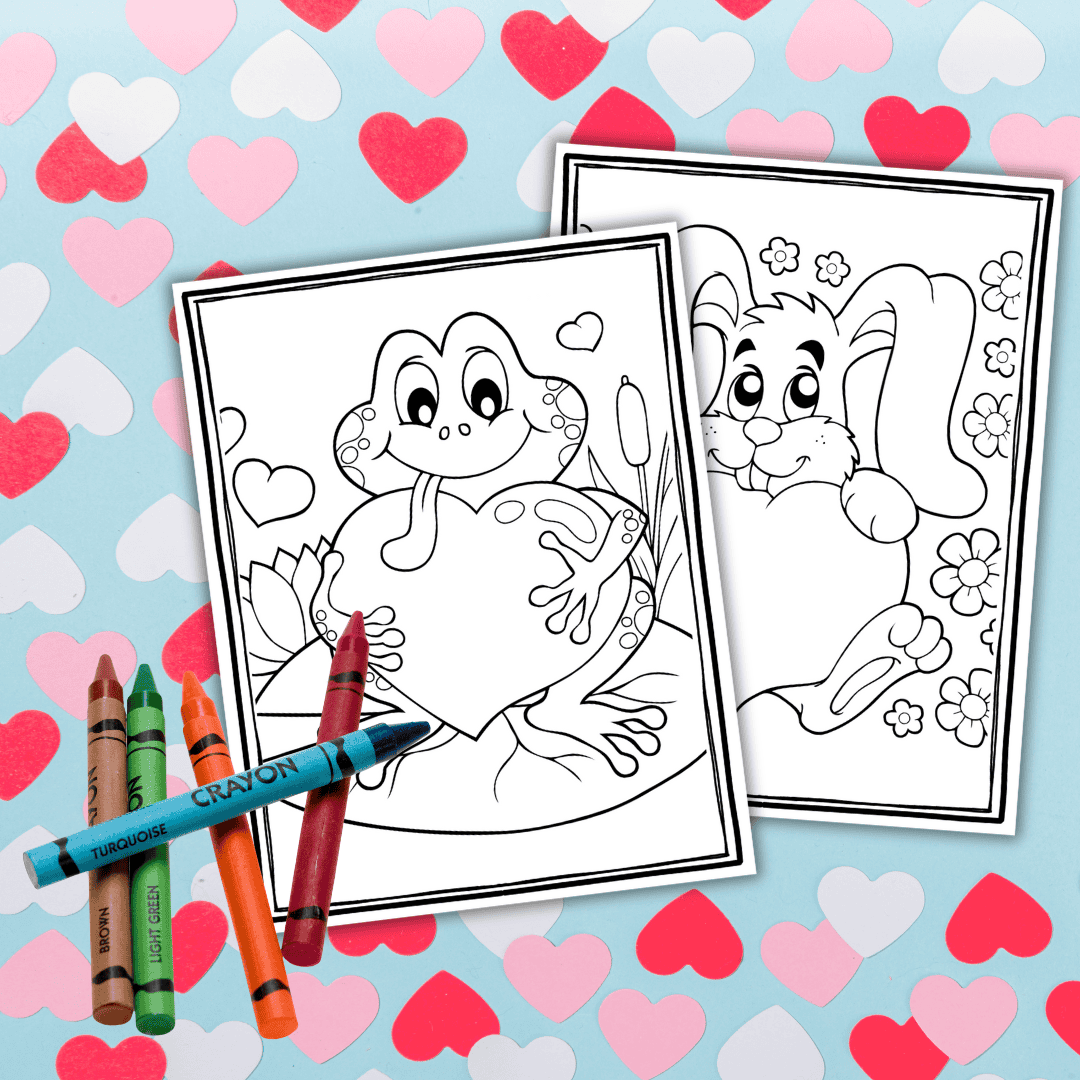 Valentine Coloring Pages Printable Free