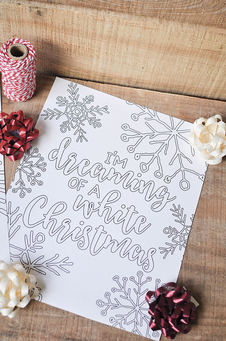 Free Printable White Christmas Adult Coloring Pages Our Handcrafted Life Free Printable White Christmas Adult Coloring Pages Our Handcrafted Life