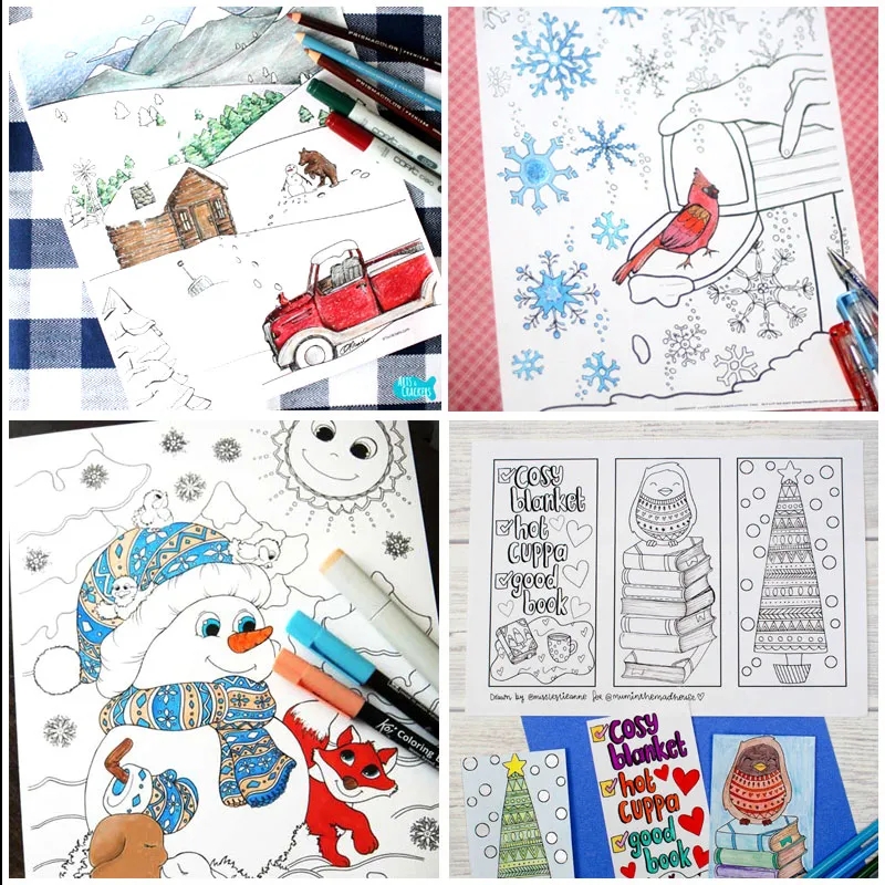 Adult Winter Coloring Pages Printable Adult Winter Coloring Pages Printable