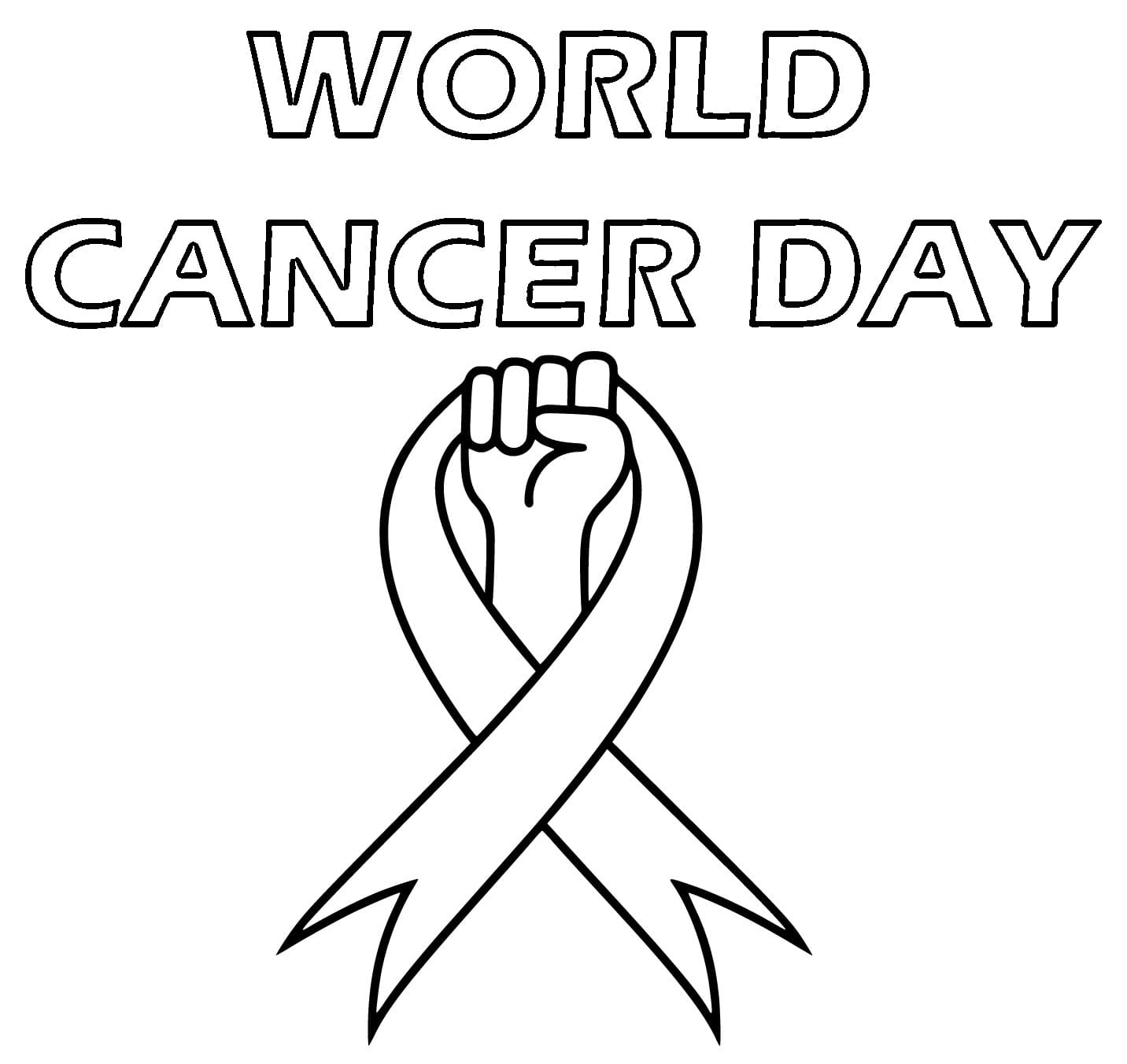 Free Printable World Cancer Day Coloring Page Download Print Or Color Online For Free
