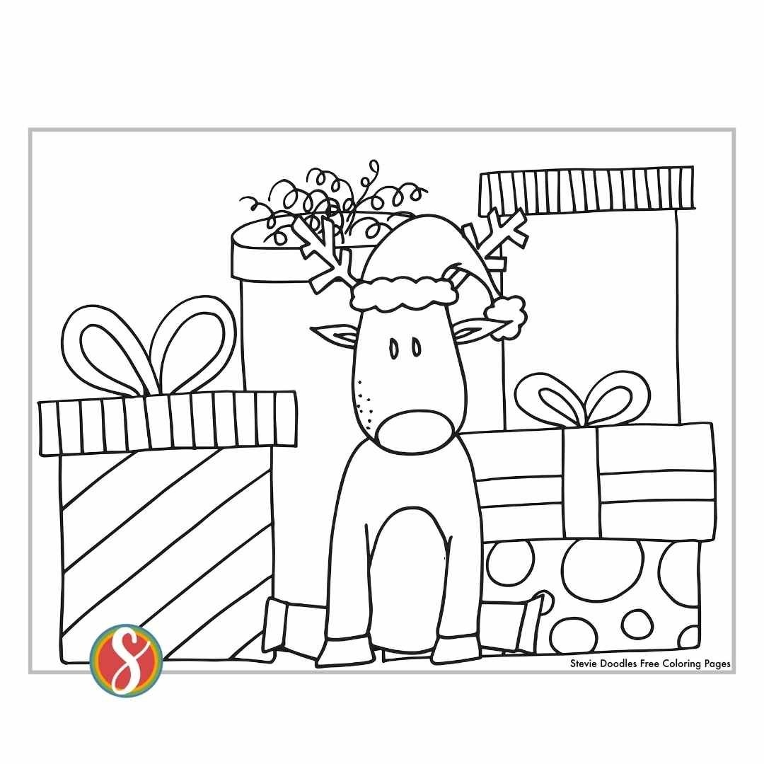 Christmas Gifts Coloring Pages Printable