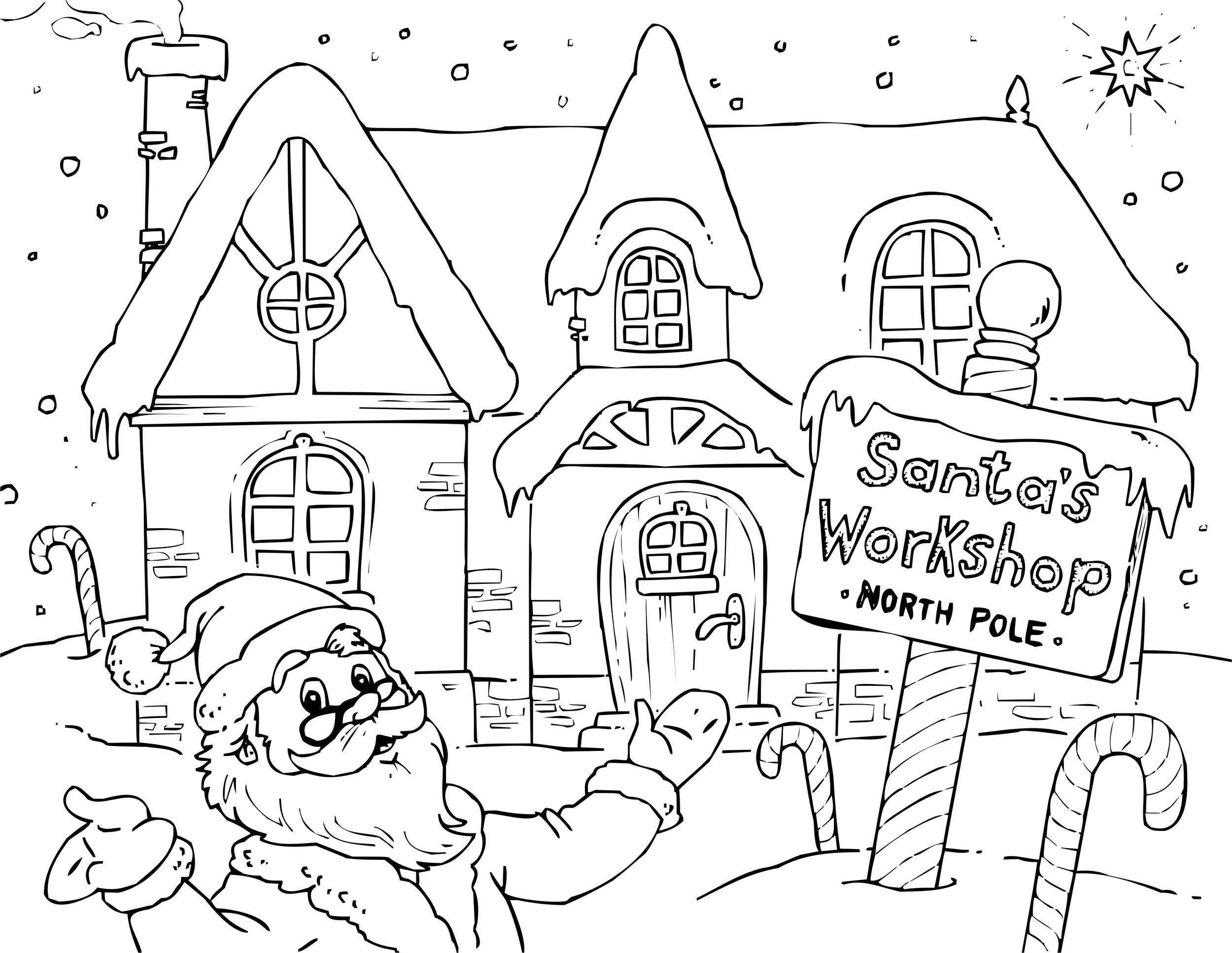Free Santa s Workshop Coloring Pages Elf Application Printable Sew Cute Patterns Free Santa s Workshop Coloring Pages Elf Application Printable Sew Cute Patterns