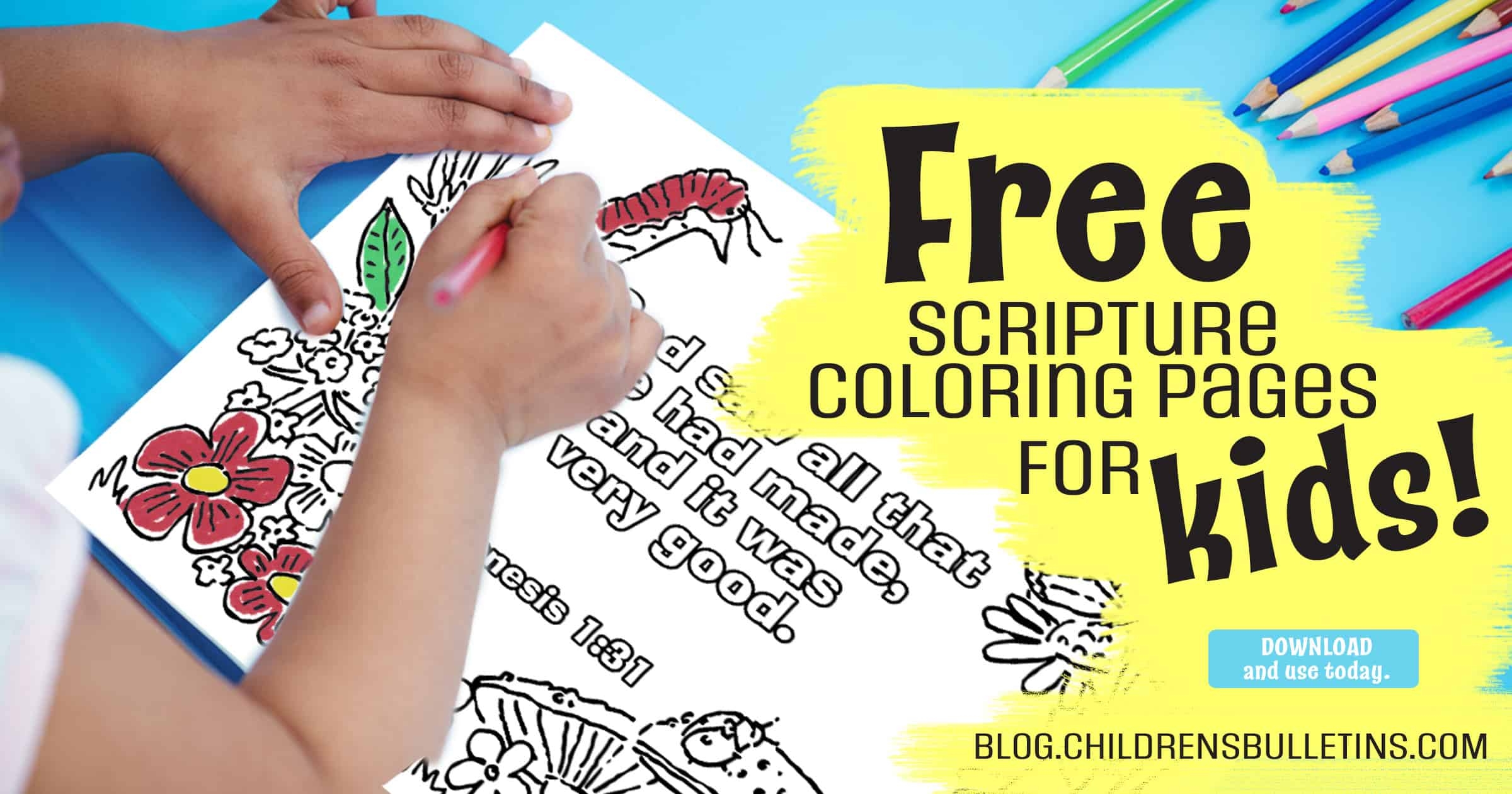 Free Scripture Coloring Pages For Kids Free Scripture Coloring Pages For Kids