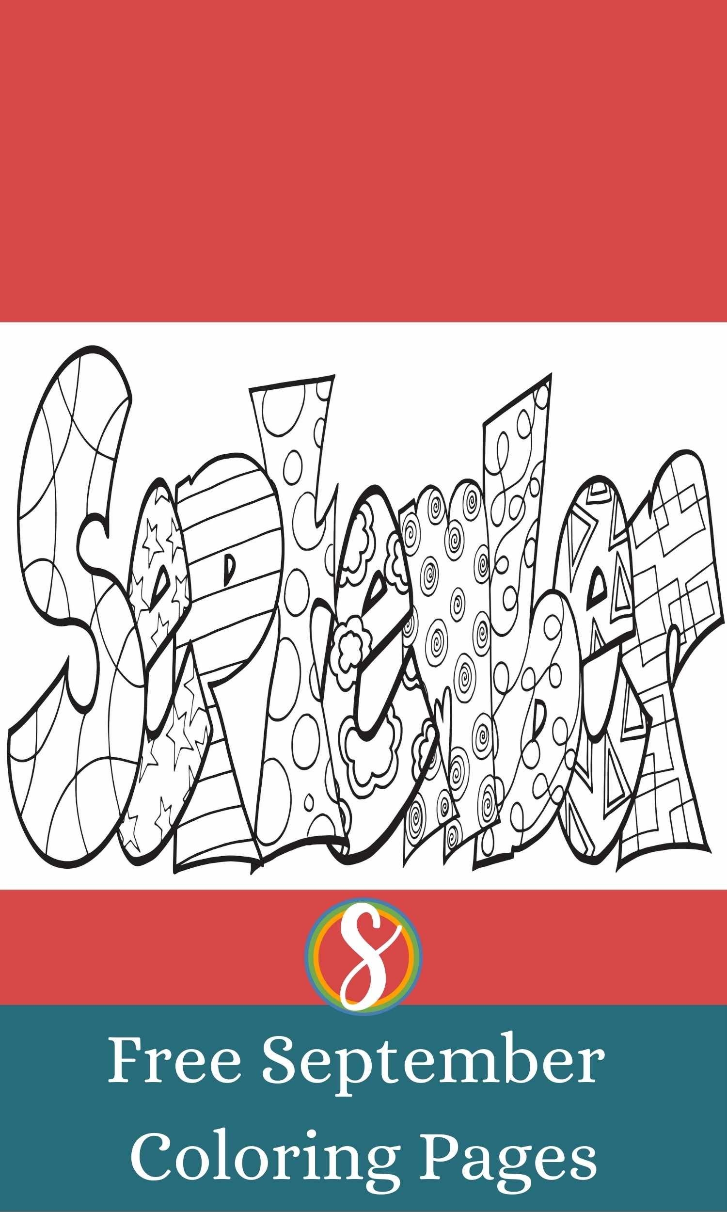 Free Coloring Pages For September