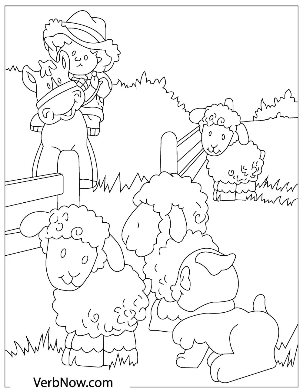 Free SHEEP Coloring Pages For Download Printable PDF 