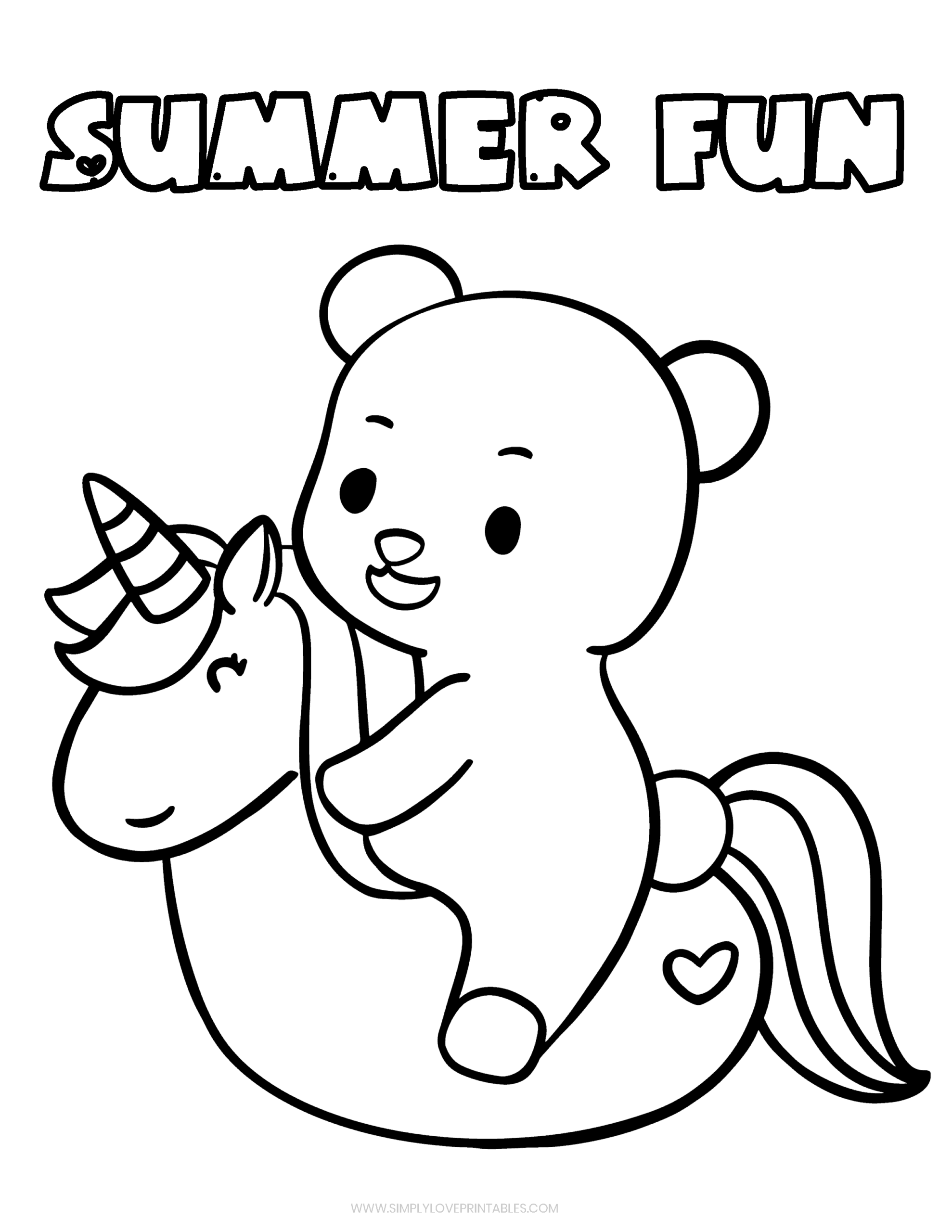 Free Summer Coloring Pages Simply Love Printables Free Summer Coloring Pages Simply Love Printables