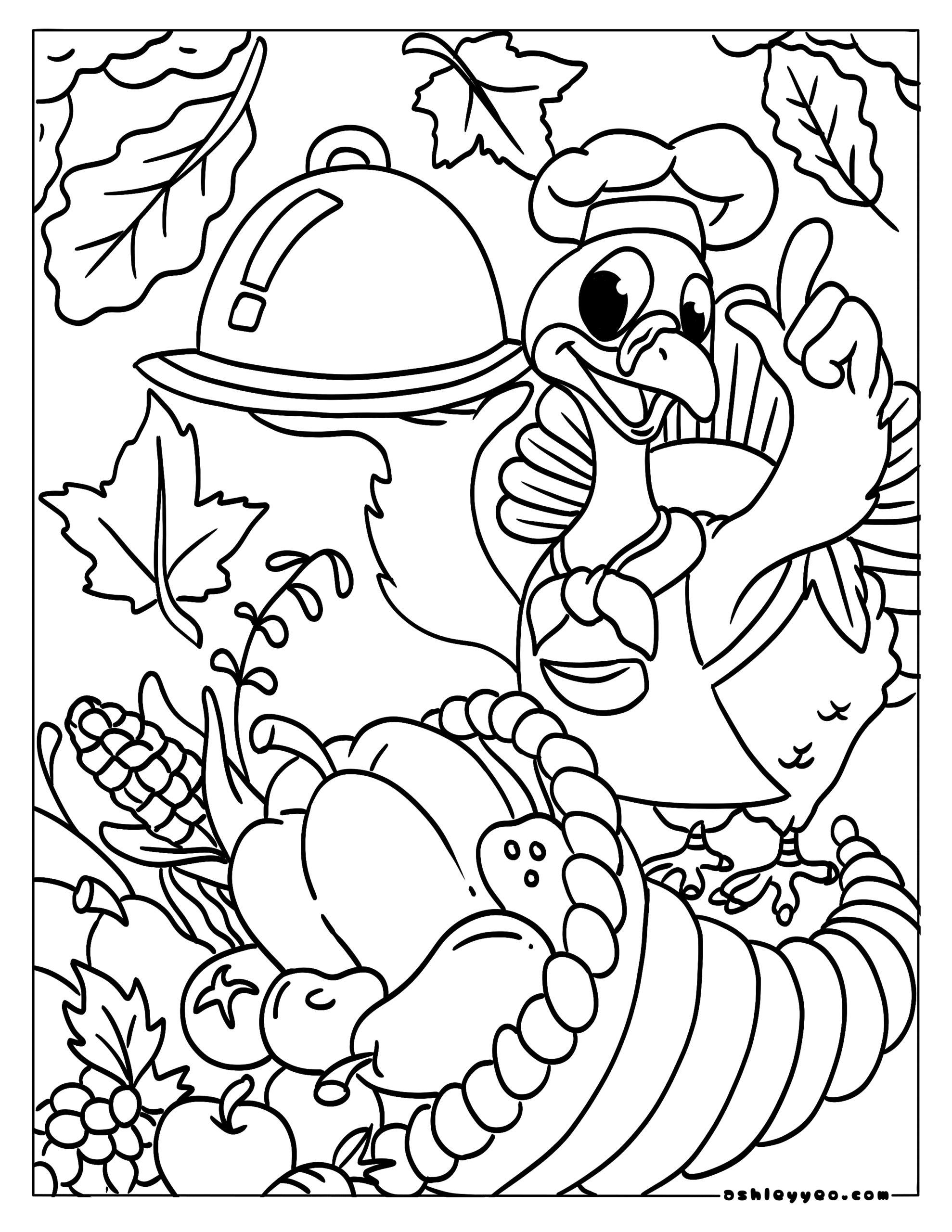 Free Thanksgiving Coloring Pages For Kids Ashley Yeo Free Thanksgiving Coloring Pages For Kids Ashley Yeo
