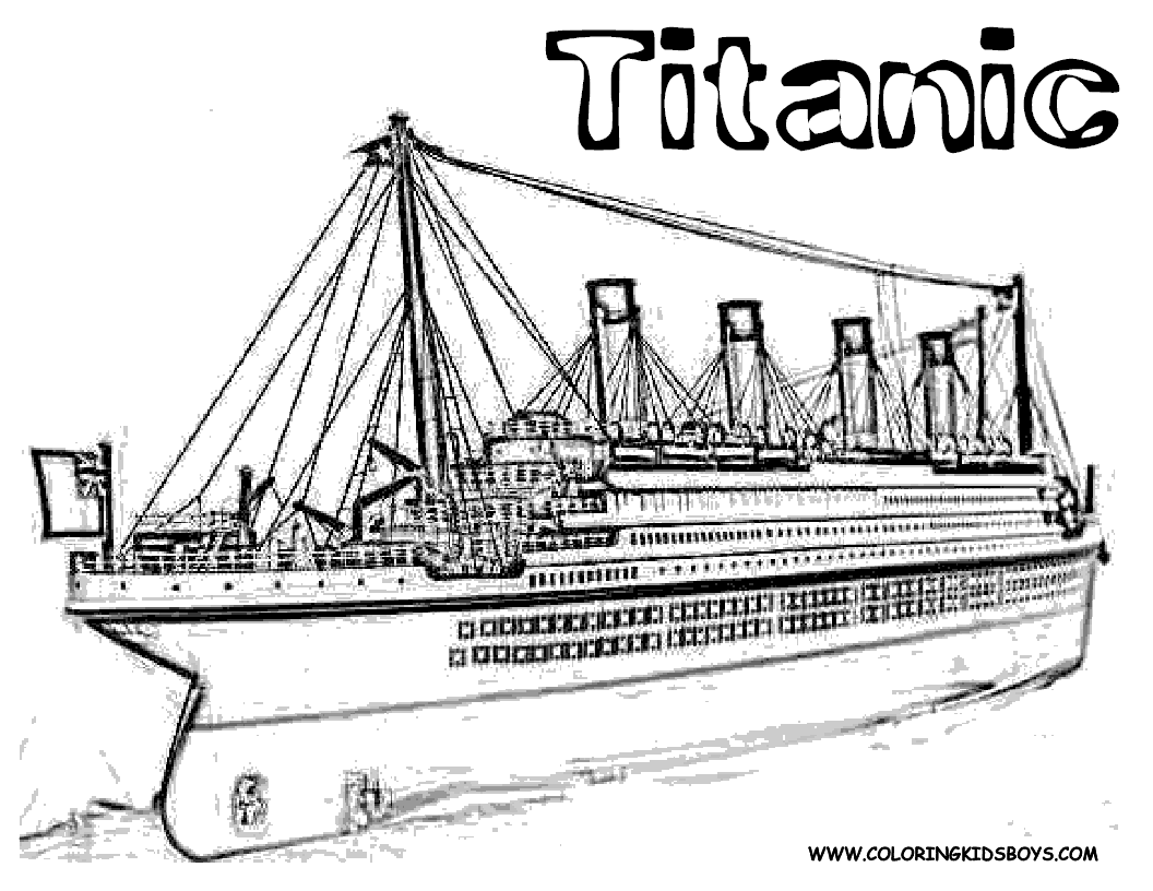 Free Titanic Coloring Pages To Print Download Free Titanic Coloring Pages To Print Png Images Free ClipArts On Clipart Library