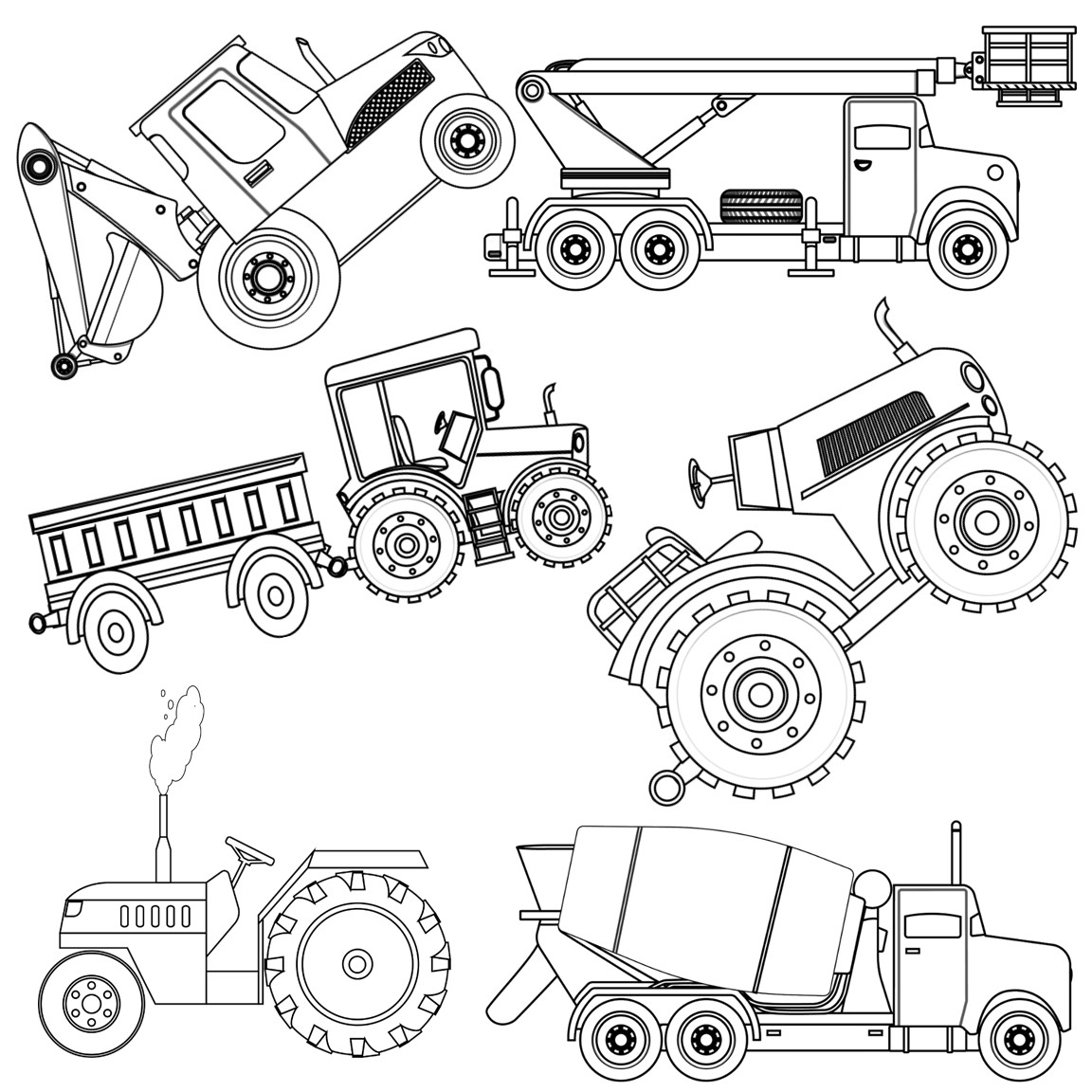 Free Tractor U0026 Trucks Coloring Pages Made By Teachers