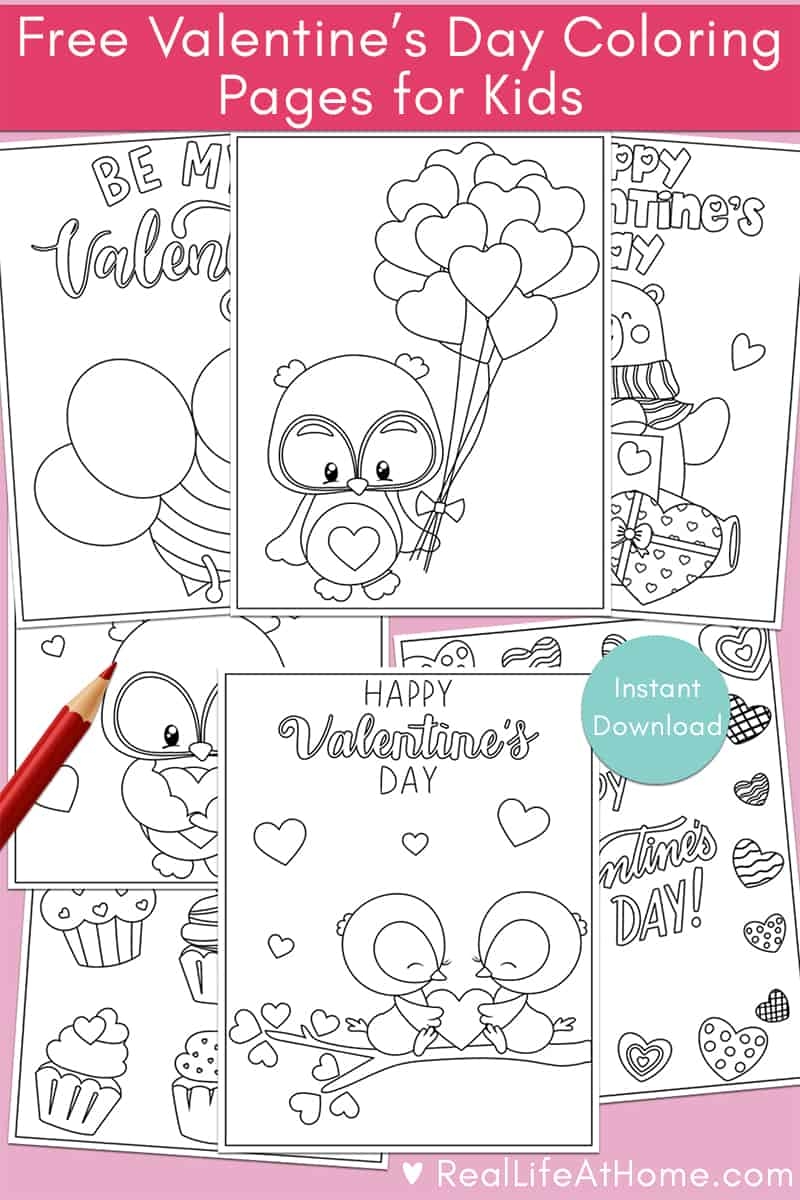 Free Valentine s Day Coloring Pages For Kids 7 Free Printable Pages 