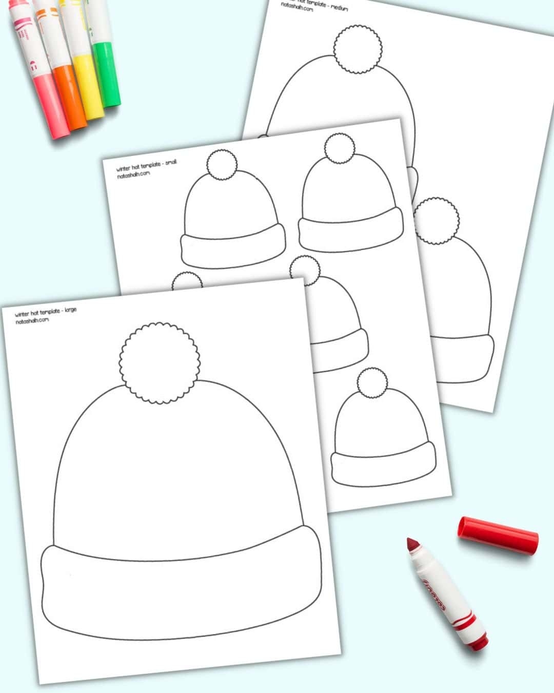 Free Winter Hat Template Printables The Artisan Life Free Winter Hat Template Printables The Artisan Life