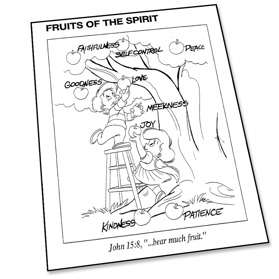 Printable Fruit Of The Spirit Coloring Pages Printable Fruit Of The Spirit Coloring Pages