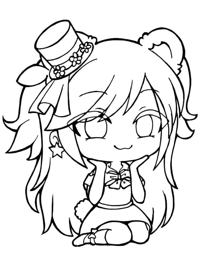 Gacha Life Coloring Pages To Print Free Printable Coloring Pages