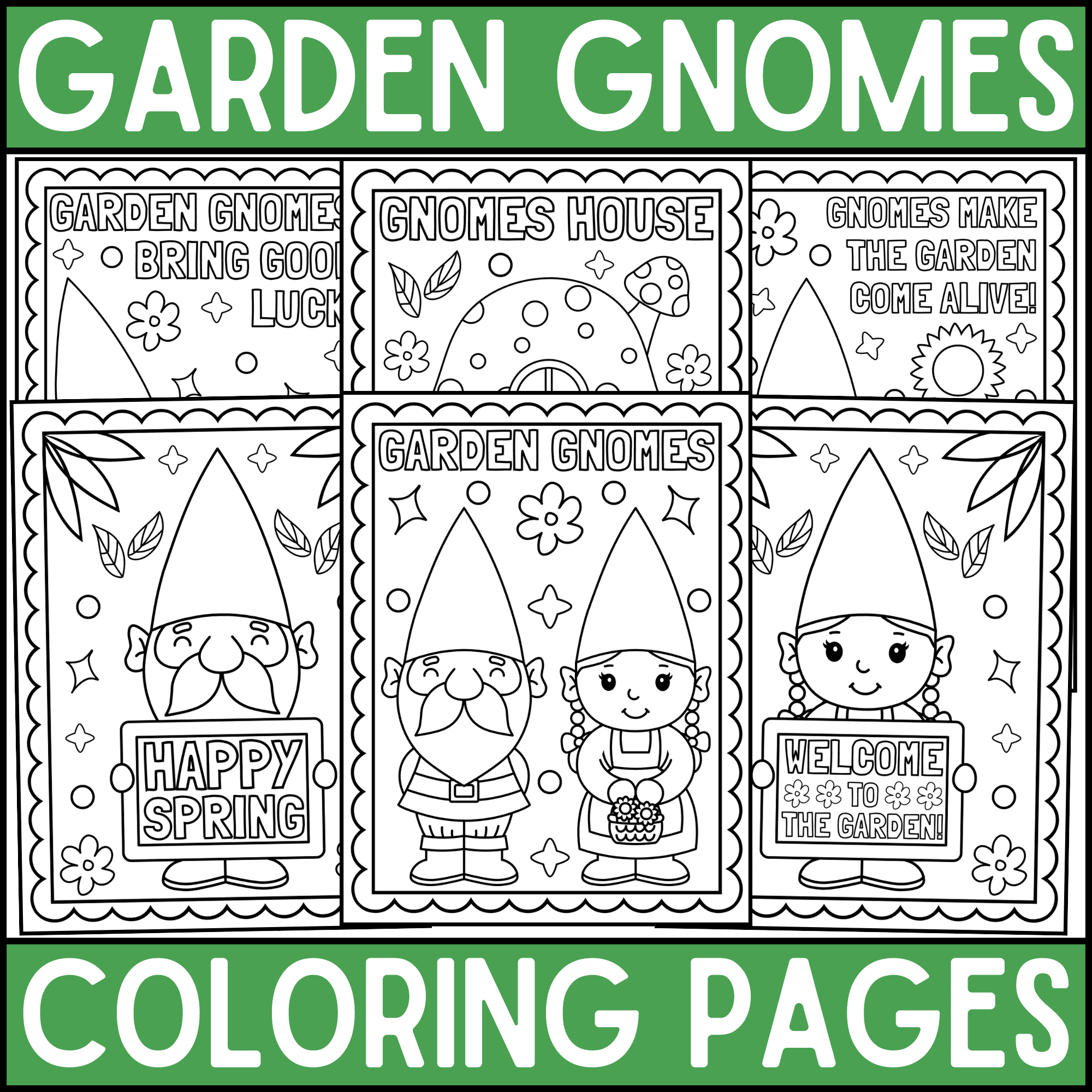 Gnome Coloring Pages Free Gnome Coloring Pages Free