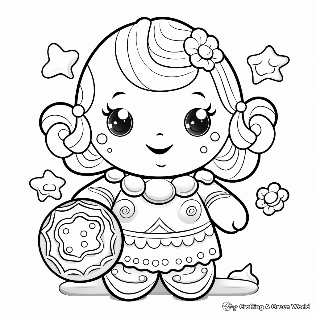 Free Printable Gingerbread Coloring Pages