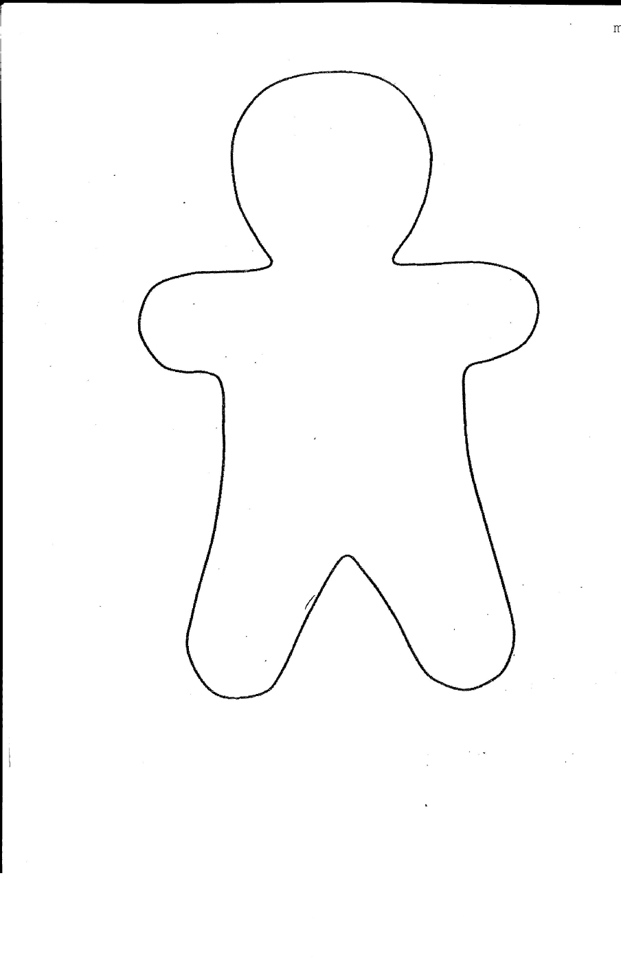 Gingerbread Man Coloring Page Free Printable Gingerbread Man Coloring Page Free Printable